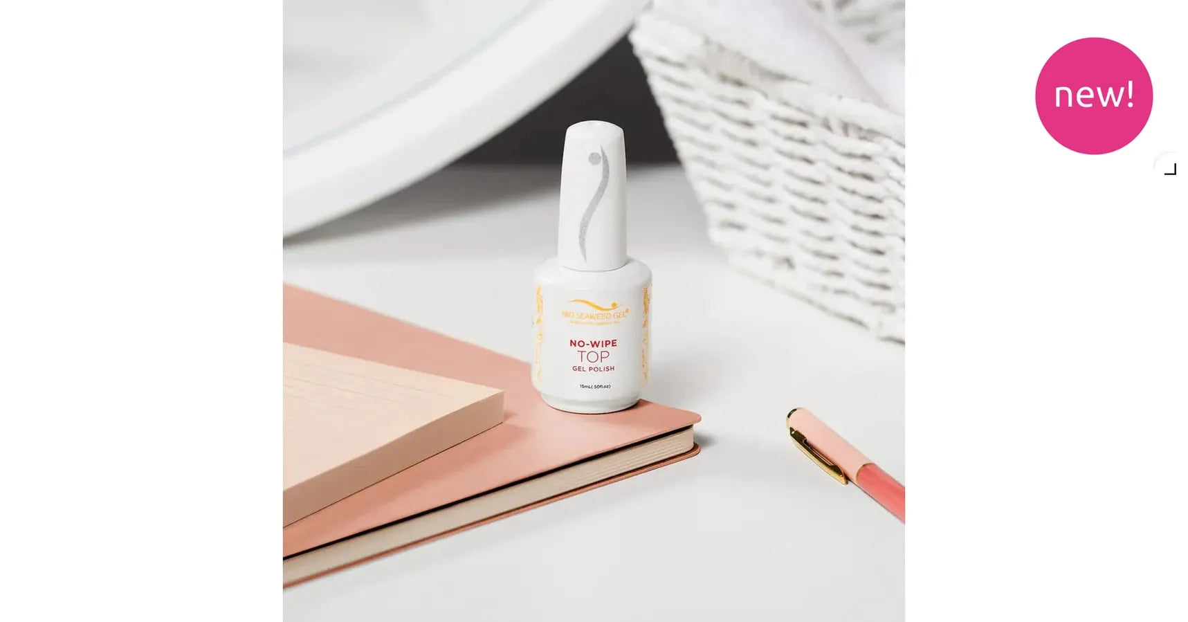 Bio Seaweed Gel Top Coat - No Wipe (0.50oz / 15ml)