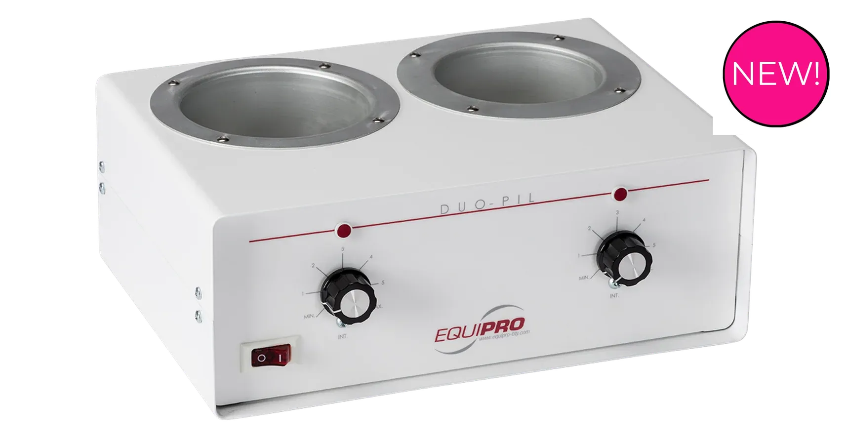 Equipro Duo-Pil Standard Can Double Wax Heater (2 X 3 5/8" reservoir)- REFURBISHED