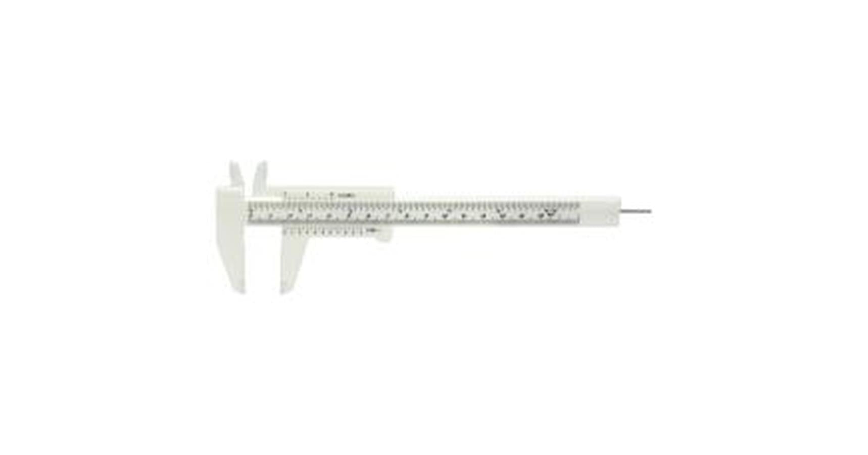 Plastic Caliper with Metal Axle for Eyebrows