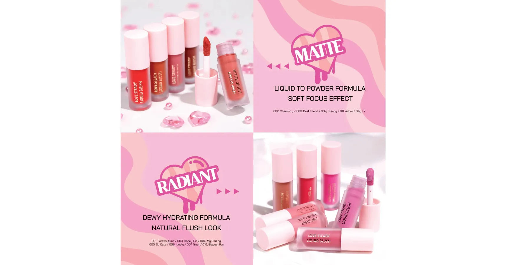 MOIRA Love Steady Liquid Blush - Forever Mine