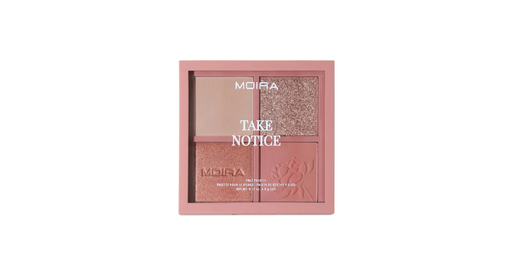 MOIRA Take Notice Face Palette (0.17oz/4.8g x 4 color)