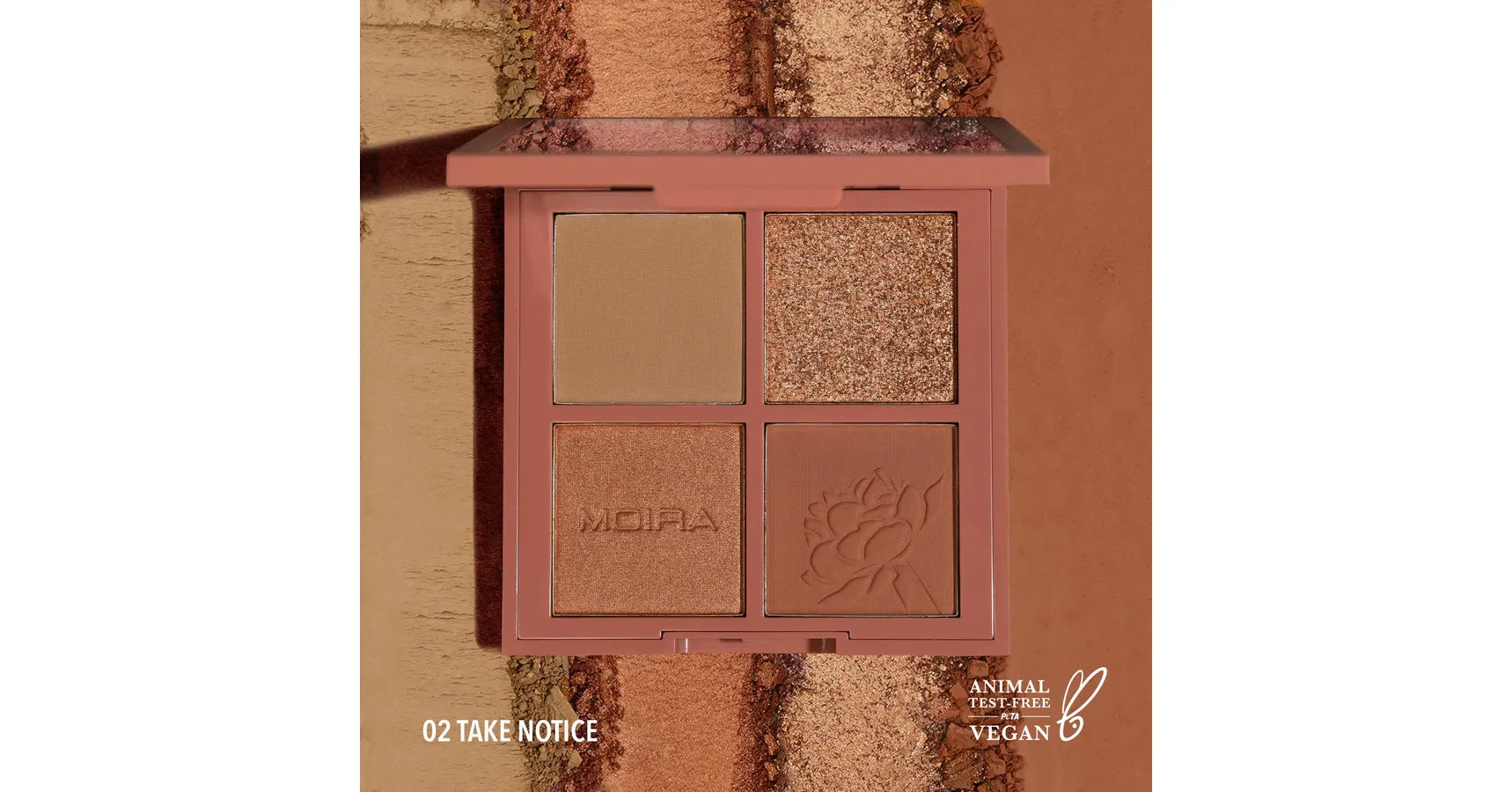 MOIRA Take Notice Face Palette (0.17oz/4.8g x 4 color)