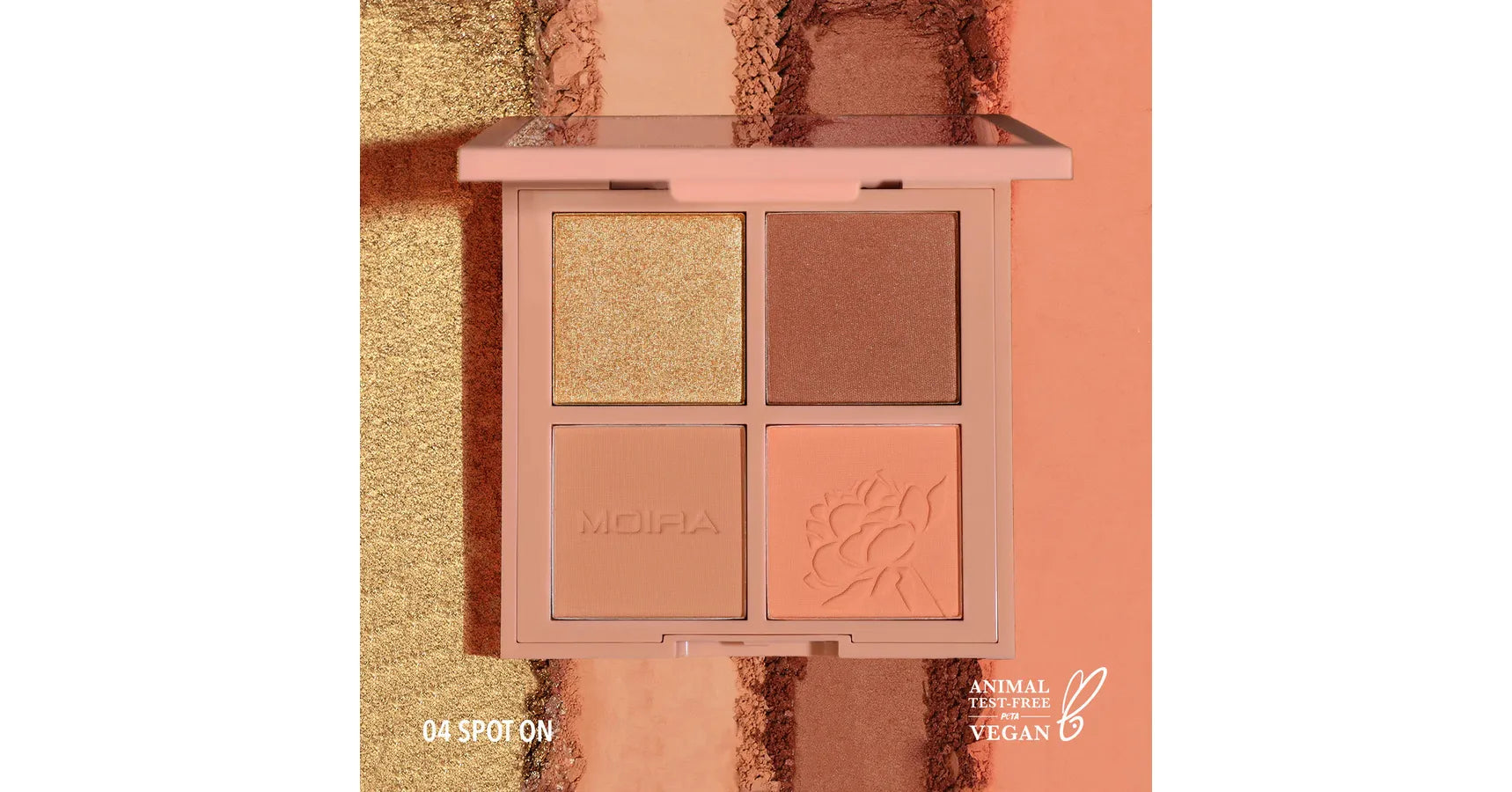 MOIRA Spot On Face Palette (0.17oz/4.8g x 4 color)