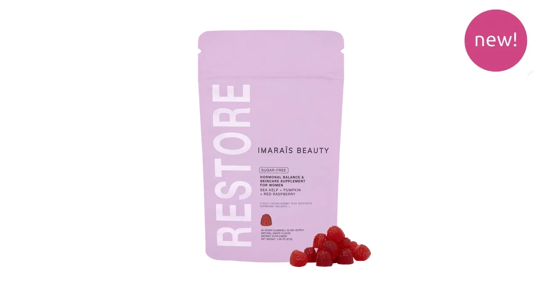 Imarais Female Hormonal Balance Support Gummies- RESTORE (30/pack)