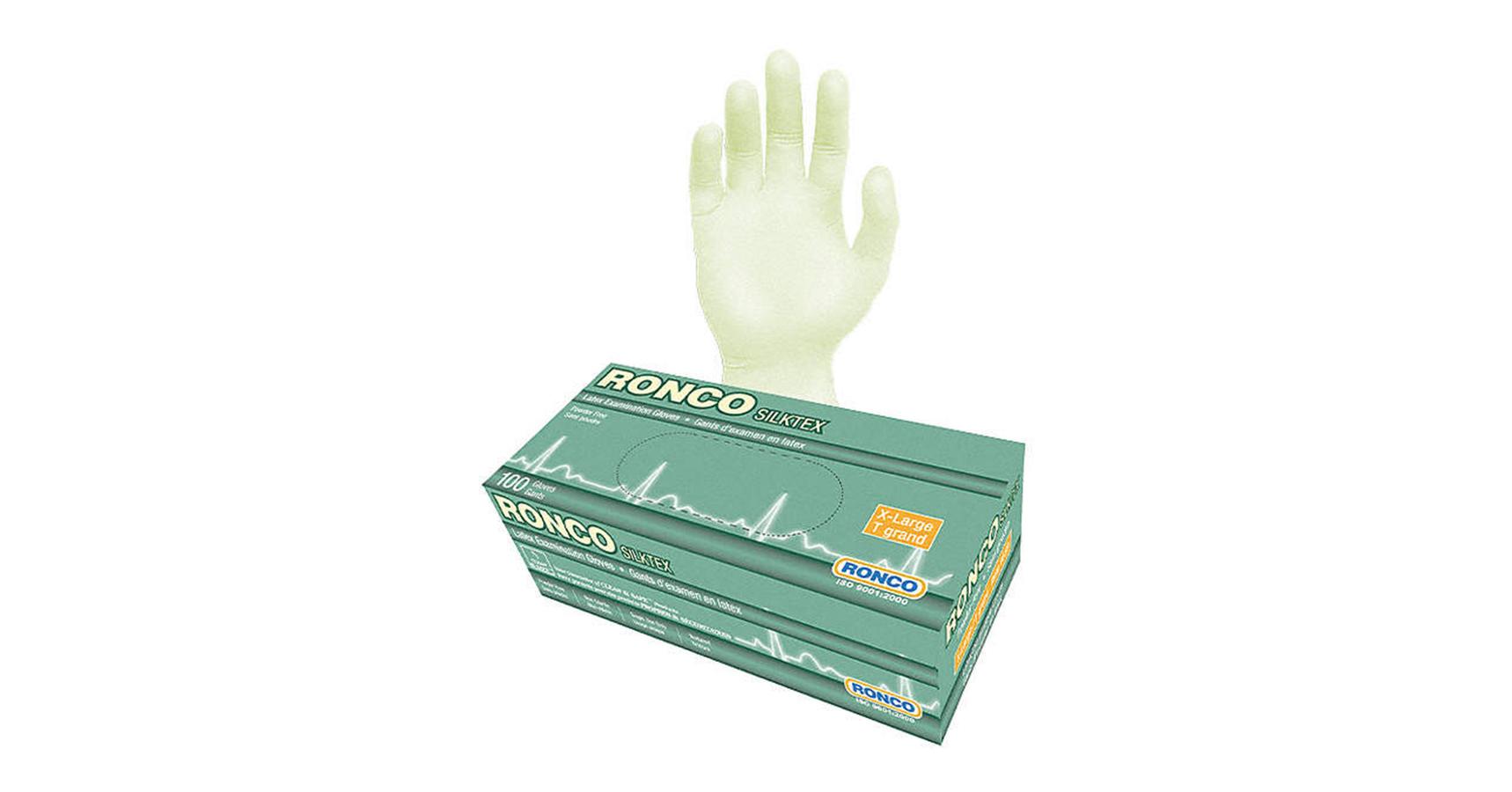 Gloves - Ronco Silktex (Powder Free) Small (100/Box)