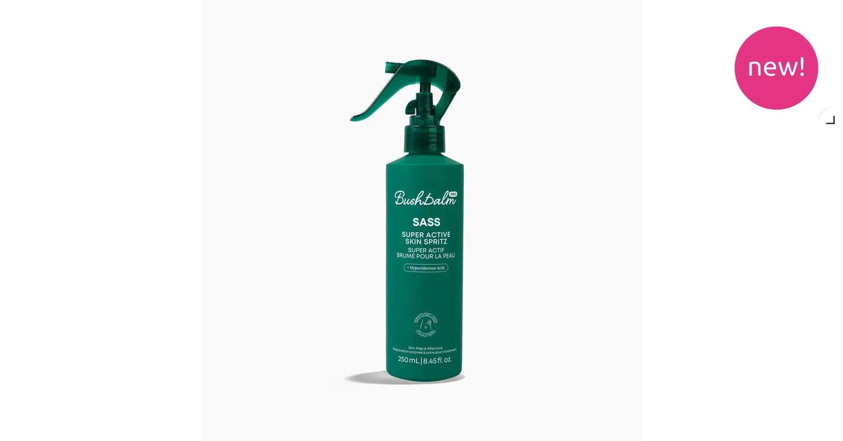 Bushbalm PRO SASS Super Active Skin Spritz (8.45floz / 250ml)