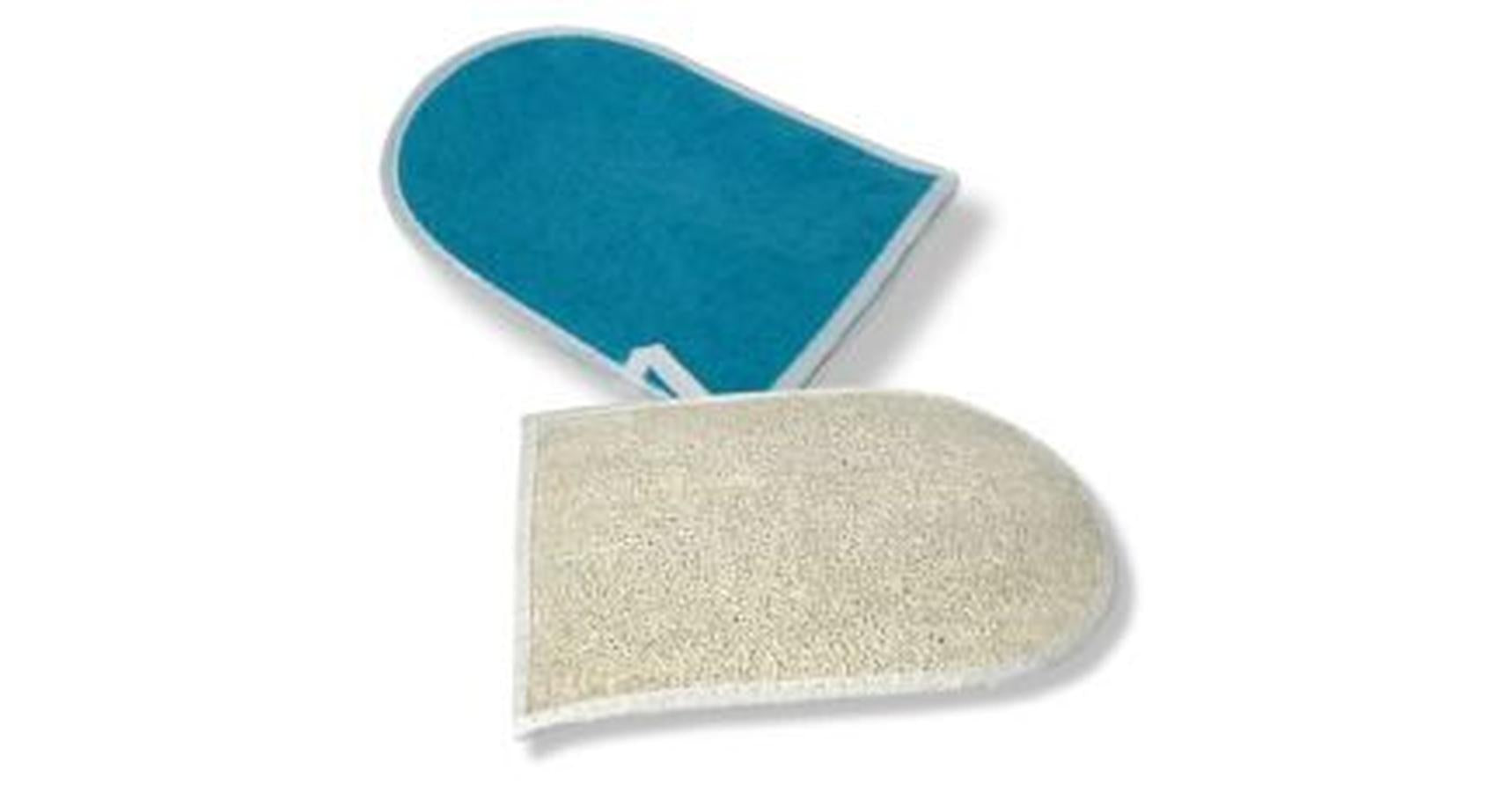 Titania Loofah & Terry Cloth Double-Sided Mitt
