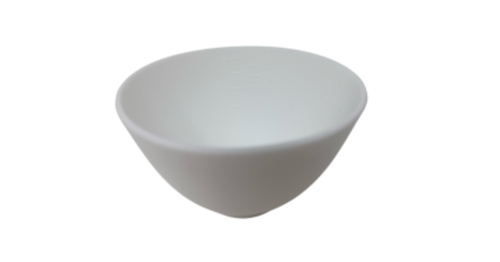 Silicone Food Grade Mixing Bowl- White (78x50.5mm 100ml / 4oz).- SMALL