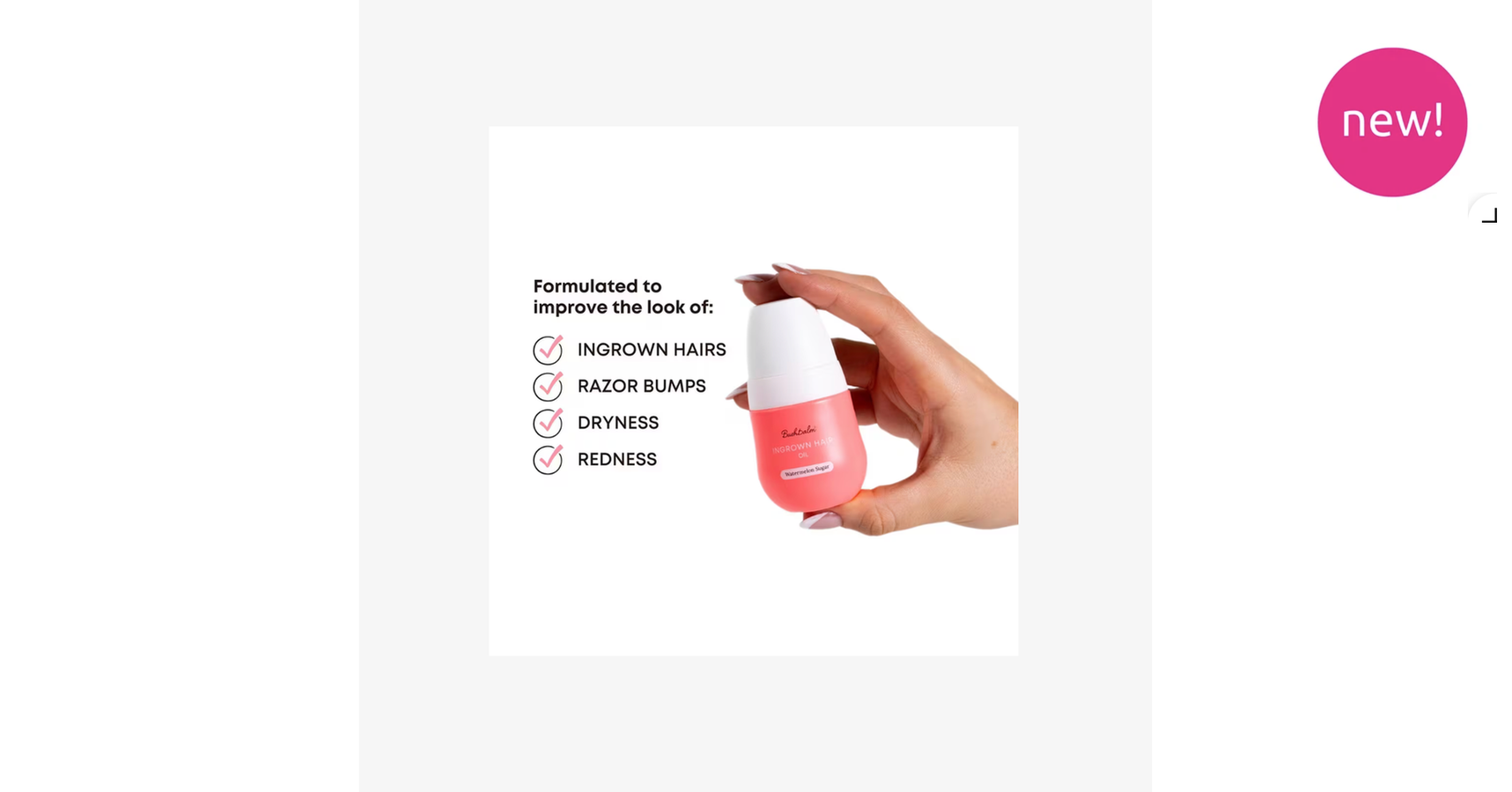 Bushbalm Watermelon Sugar Ingrown Hair Oil (30ml)