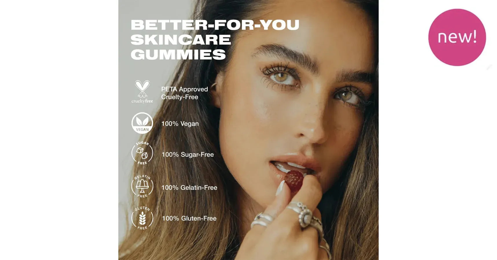 Imarais Vegan Skincare Gummies - GLOW (30/pack) lemon