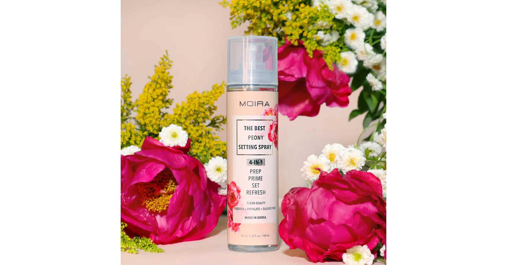 MOIRA The Best Peony Setting Spray (3.38oz/100ml)