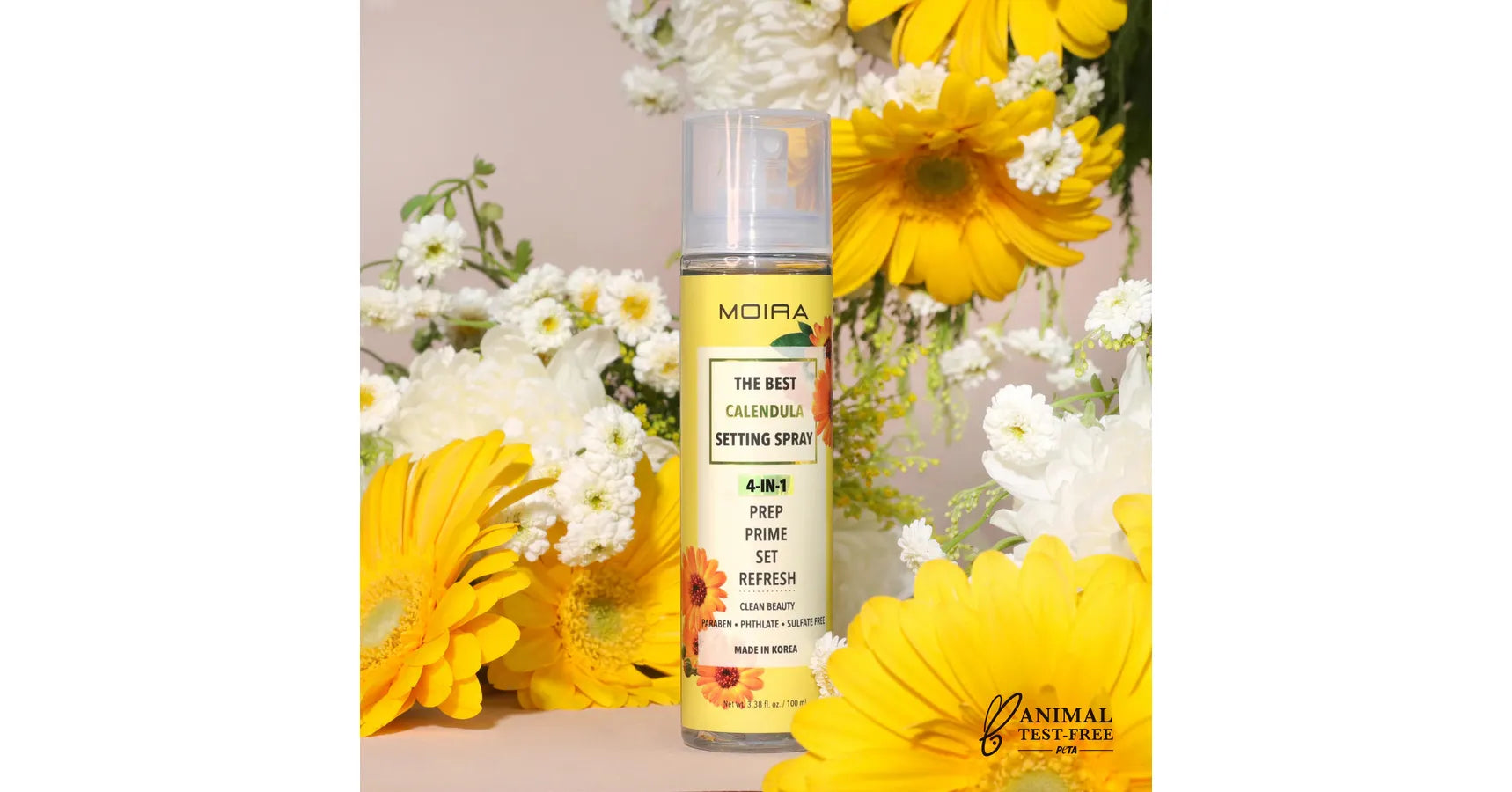 MOIRA The Best Calendula Setting Spray (3.38oz/100ml)