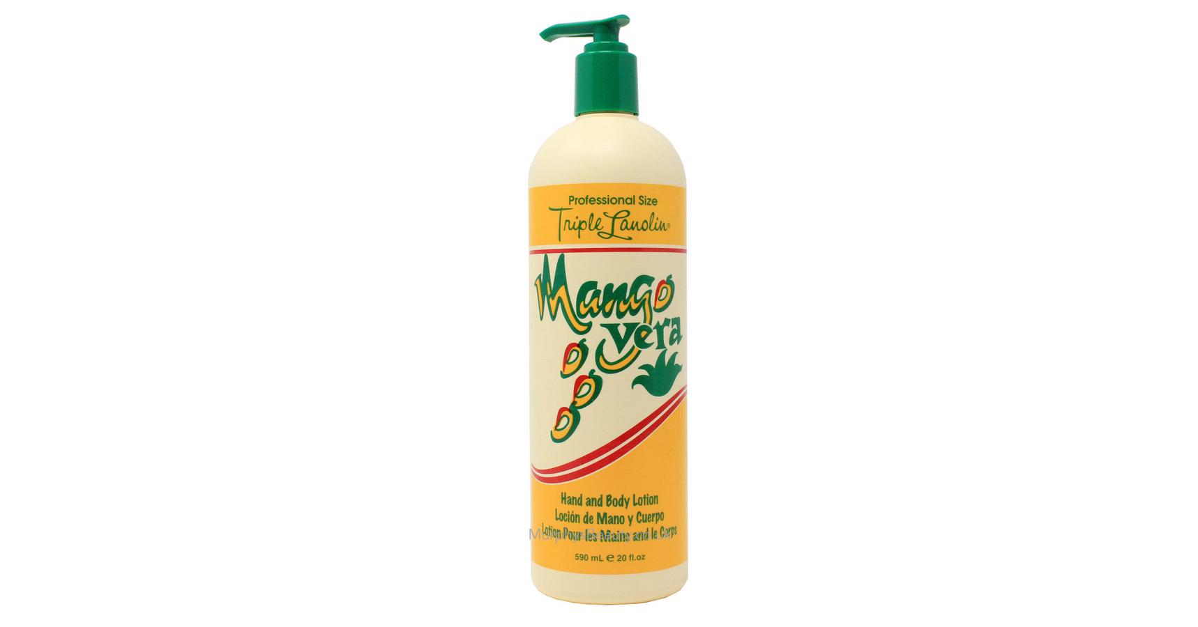 Triple Lanolin Mango Vera Hand & Body Lotion 20oz