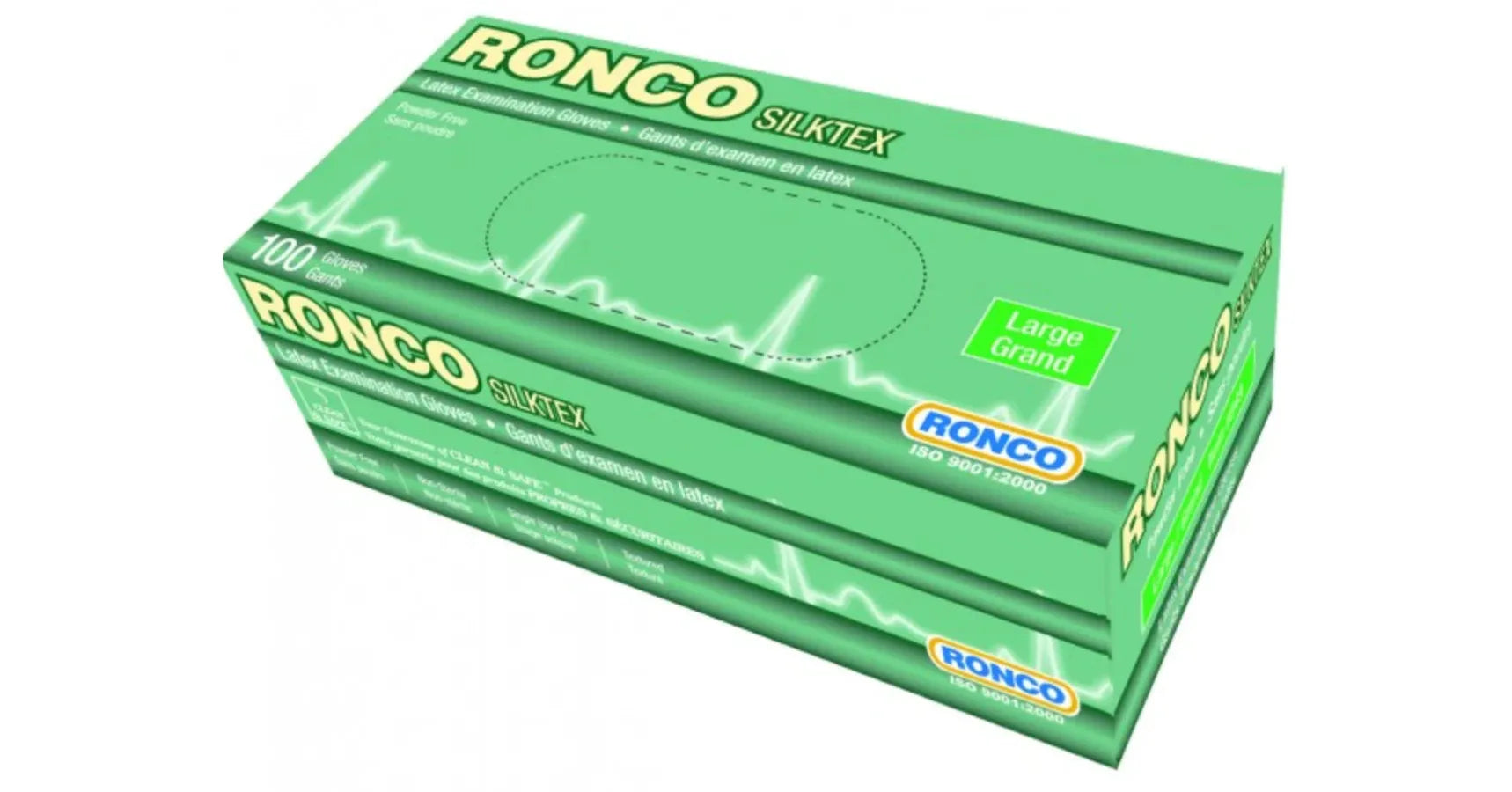 Gloves - Ronco Silktex (Powder Free) LARGE (100/Box)