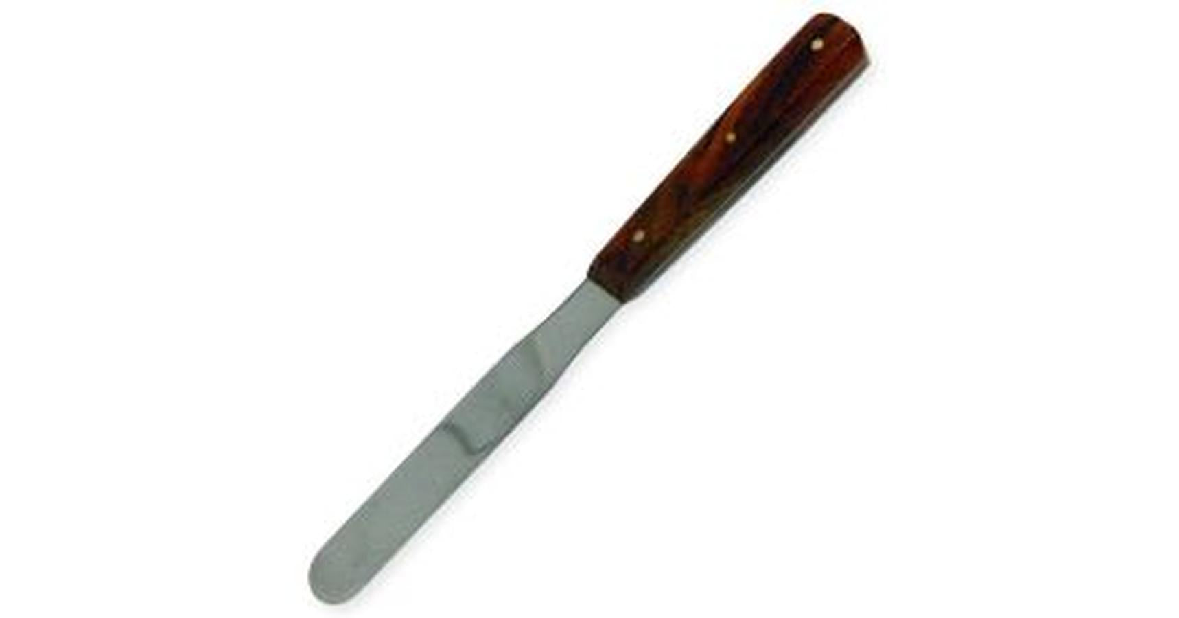 Metal Spatula with Wooden Handle (Large)