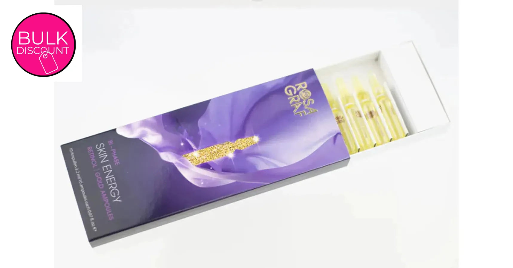 Rosa Graf Bi Phase Skin Energy Retinol / Gold Ampoules (10x2ml)
