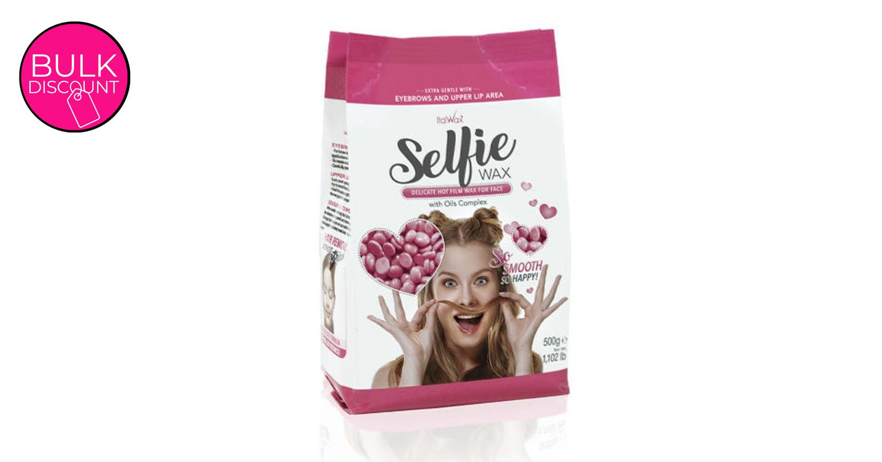 Italwax SELFIE Hot Film Wax in Granules For Face 500g