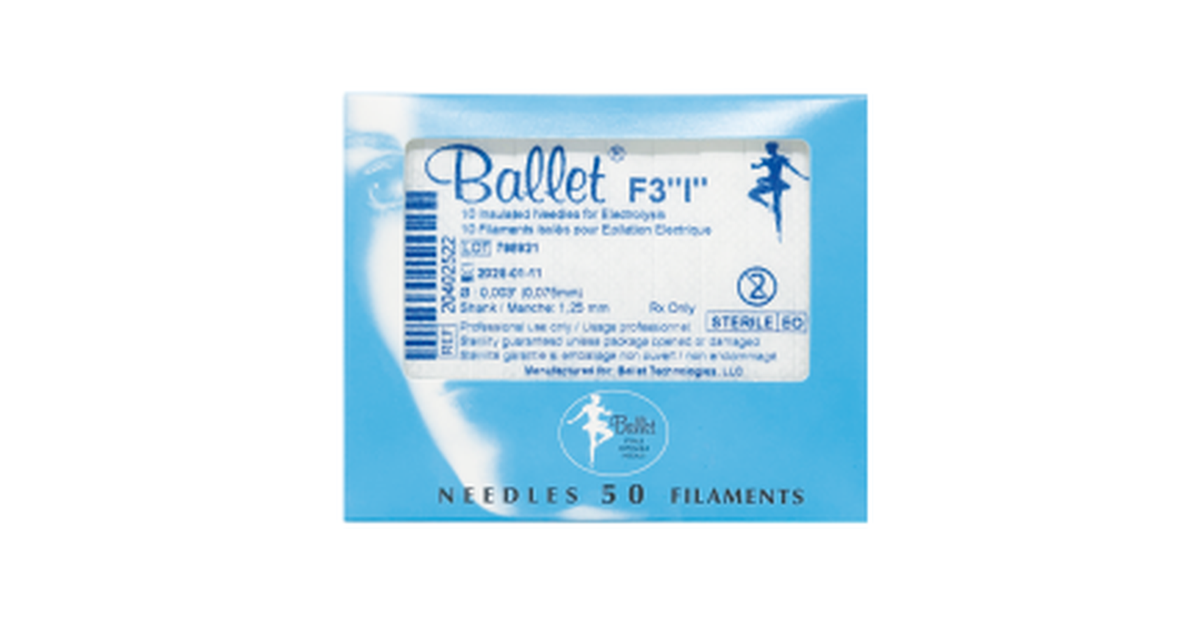 Ballet Needle #3 Insulated (50/pcs)