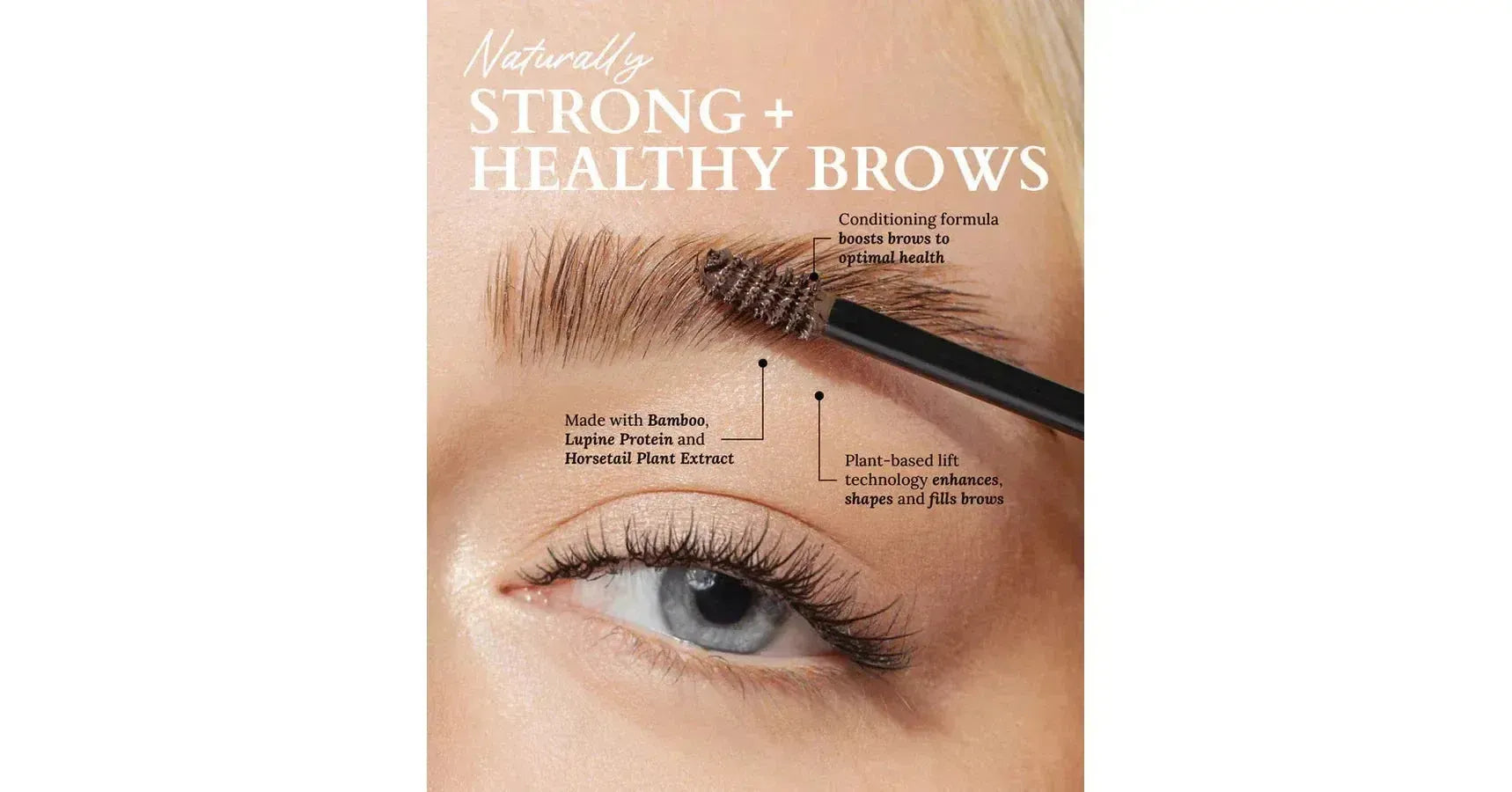 Fitglow Plant Protein Brow Gel - Grey (4g)