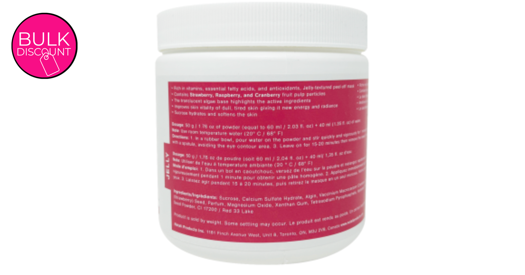 Nataderm Red Berry Detox Jelly Peel-Off Mask 350g