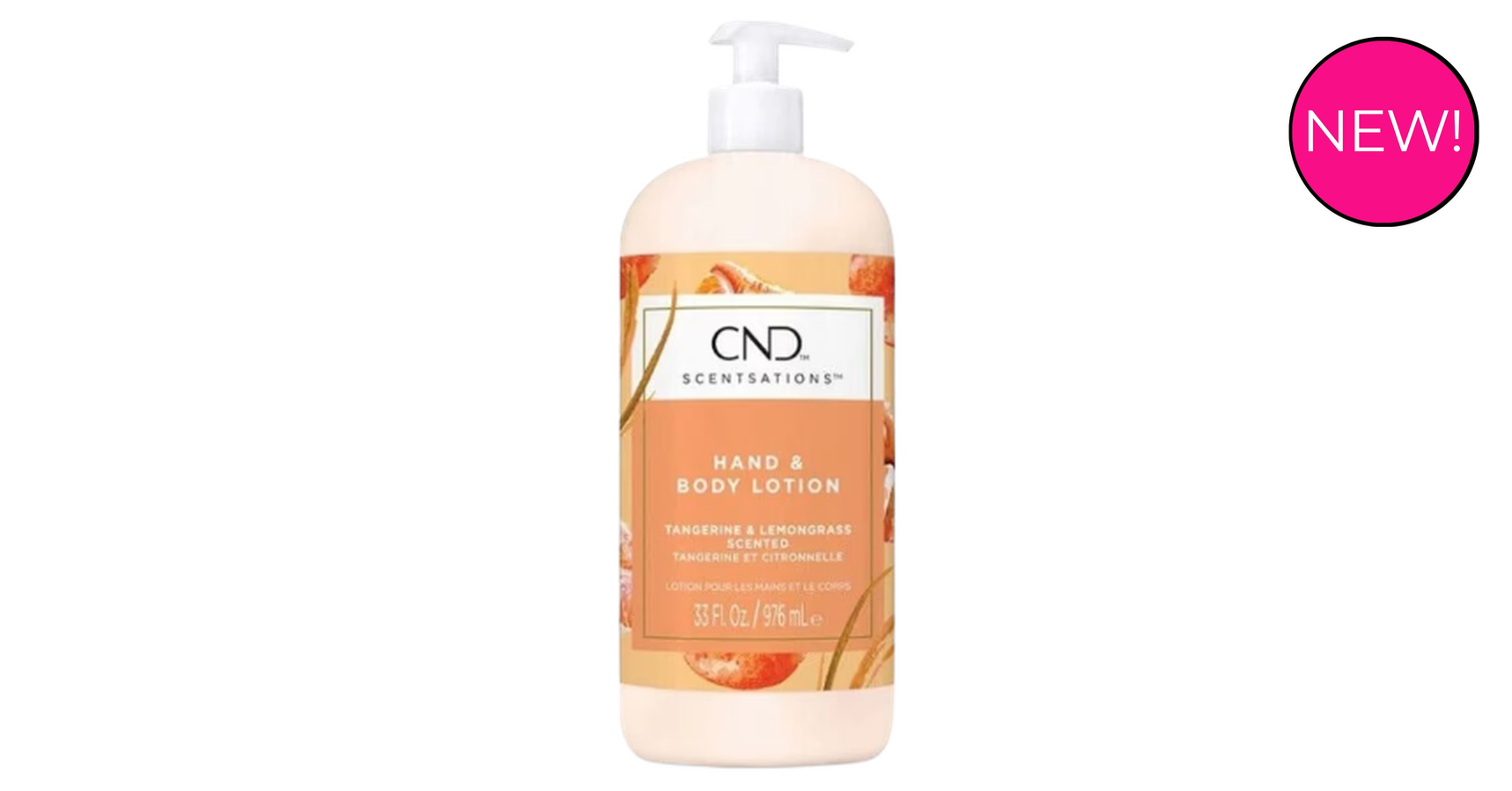 CND Hand & Body Lotion - Tangerine & Lemongrass (976ml/33oz)