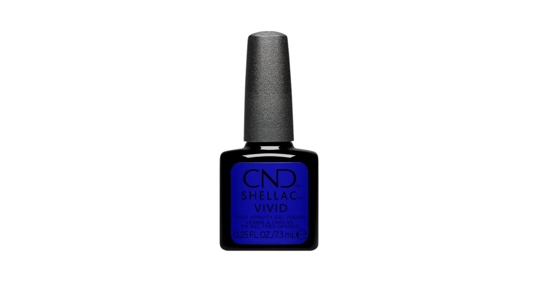 CND Shellac - Lazuli Blue ( Vivid Collection)