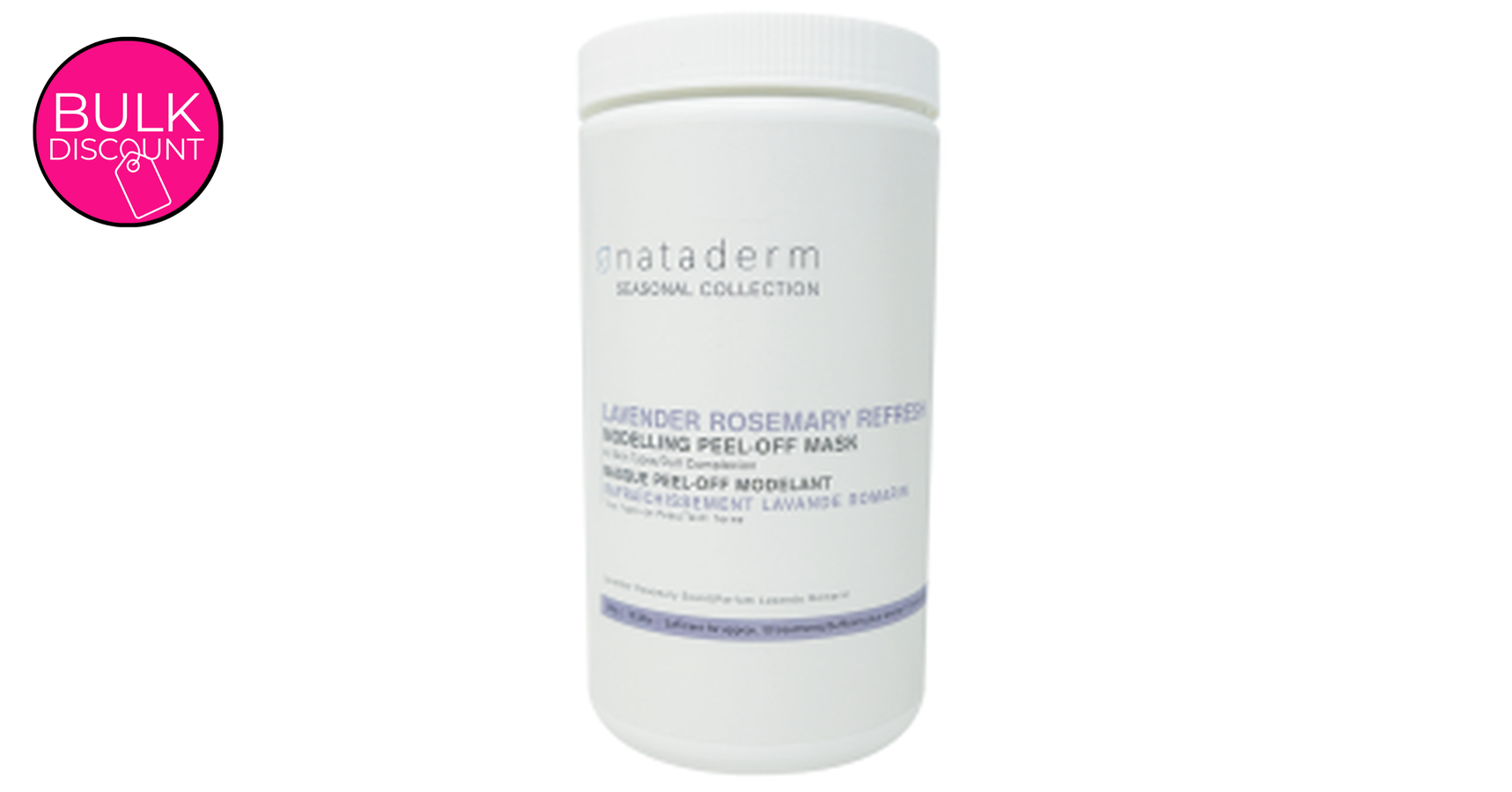 Nataderm Lavender Rosemary Refresh Modelling Peel-Off Mask 300g