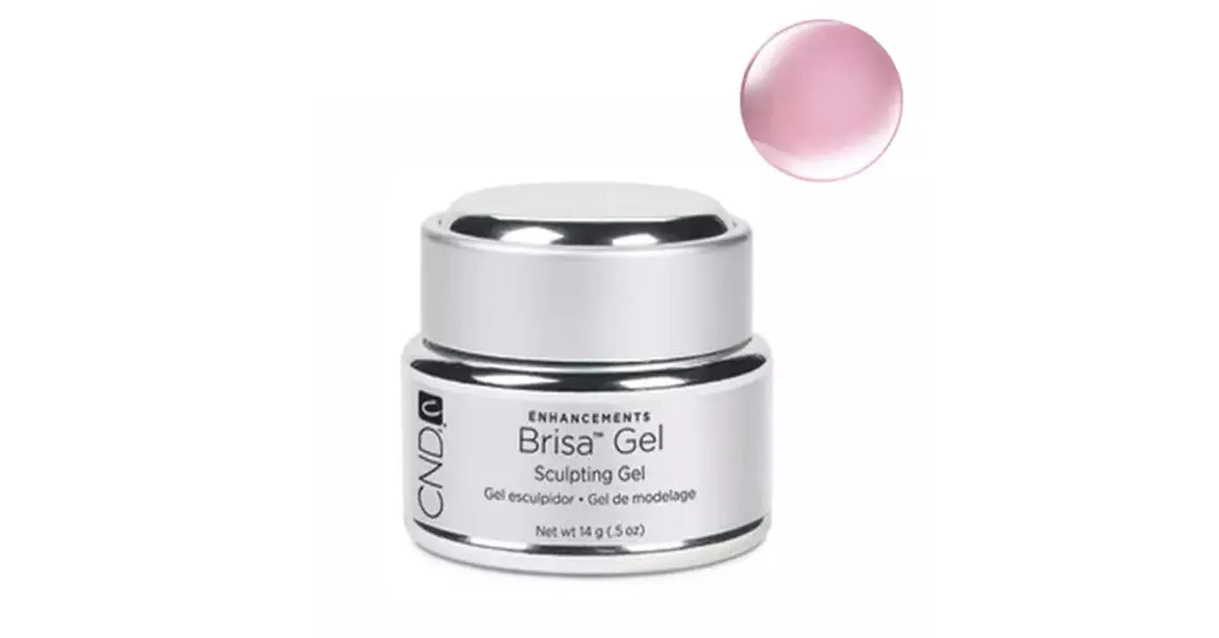 CND Brisa Warm Pink Semi Sheer Sculpting Gel (0.5oz)