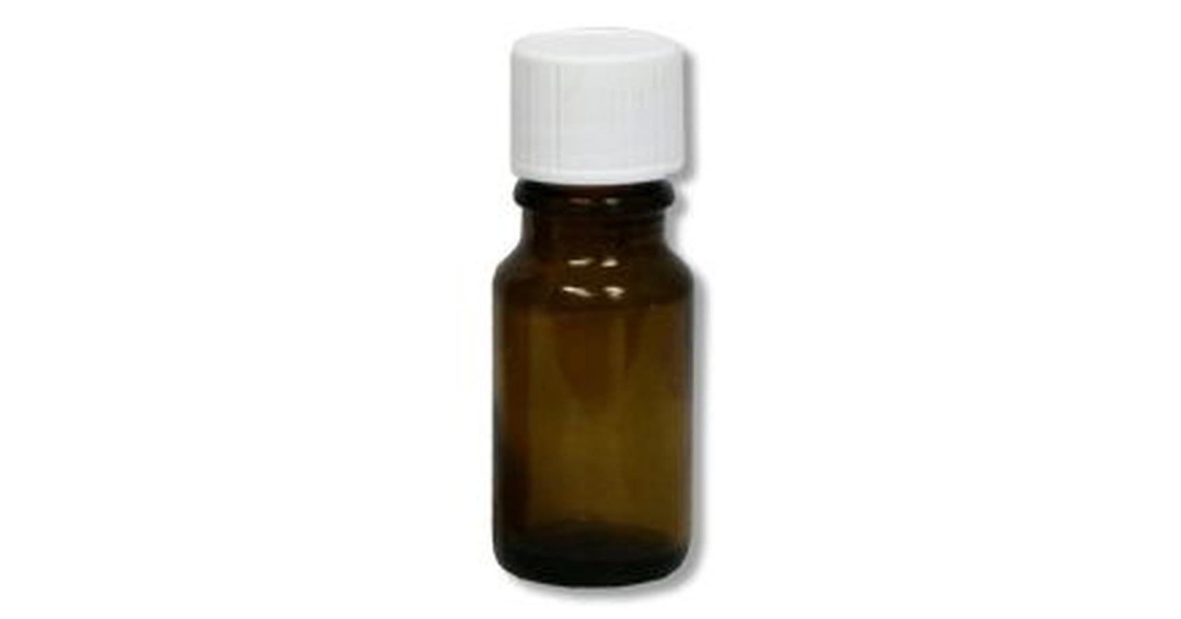 Glass Bottle Essential Oil - Amber (10ml/0.33oz)