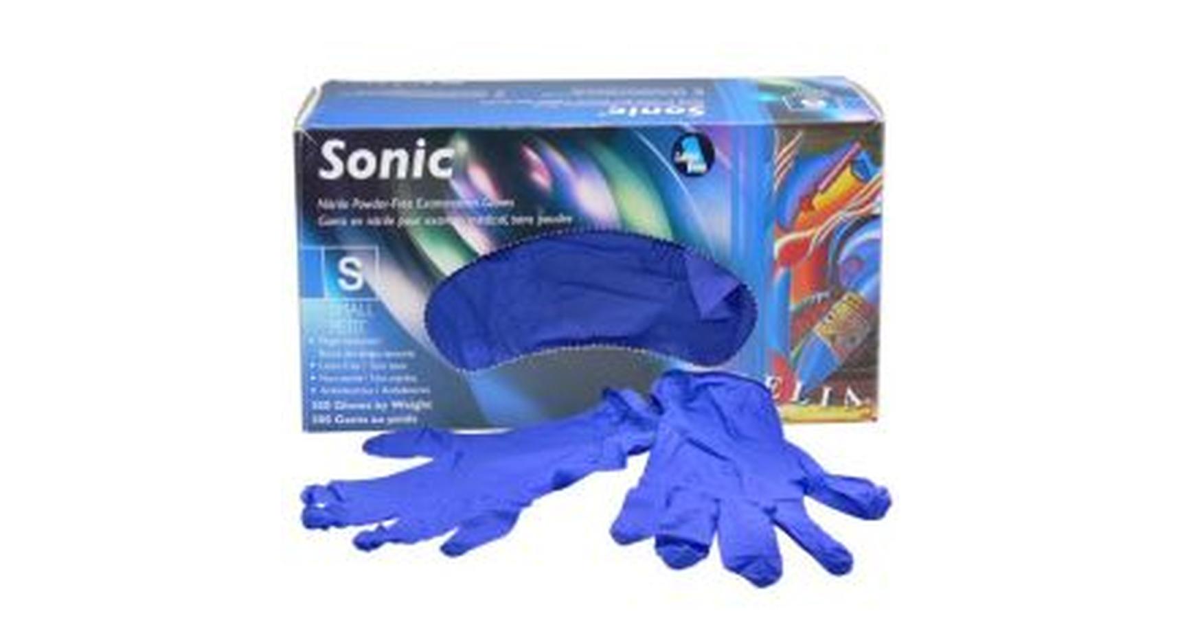 Gloves - Aurelia Sonic 100 Nitrile Purple (Powder Free) Small (300/Box)