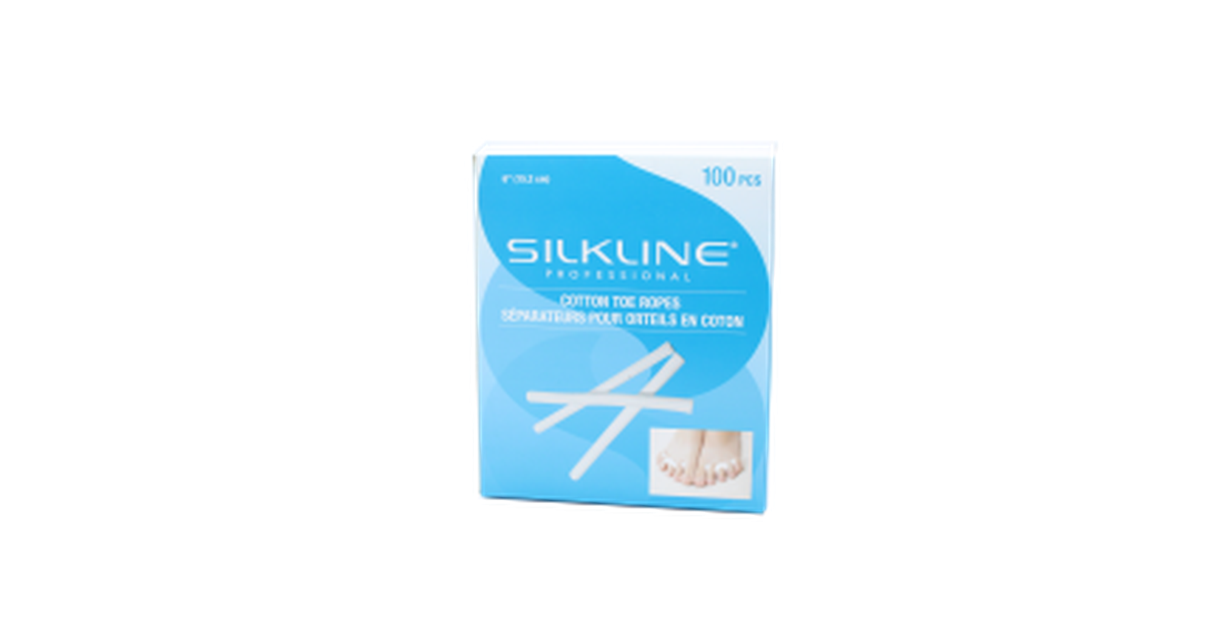 Silkline Cotton Toe Rope (Long, 6") (100/Box)