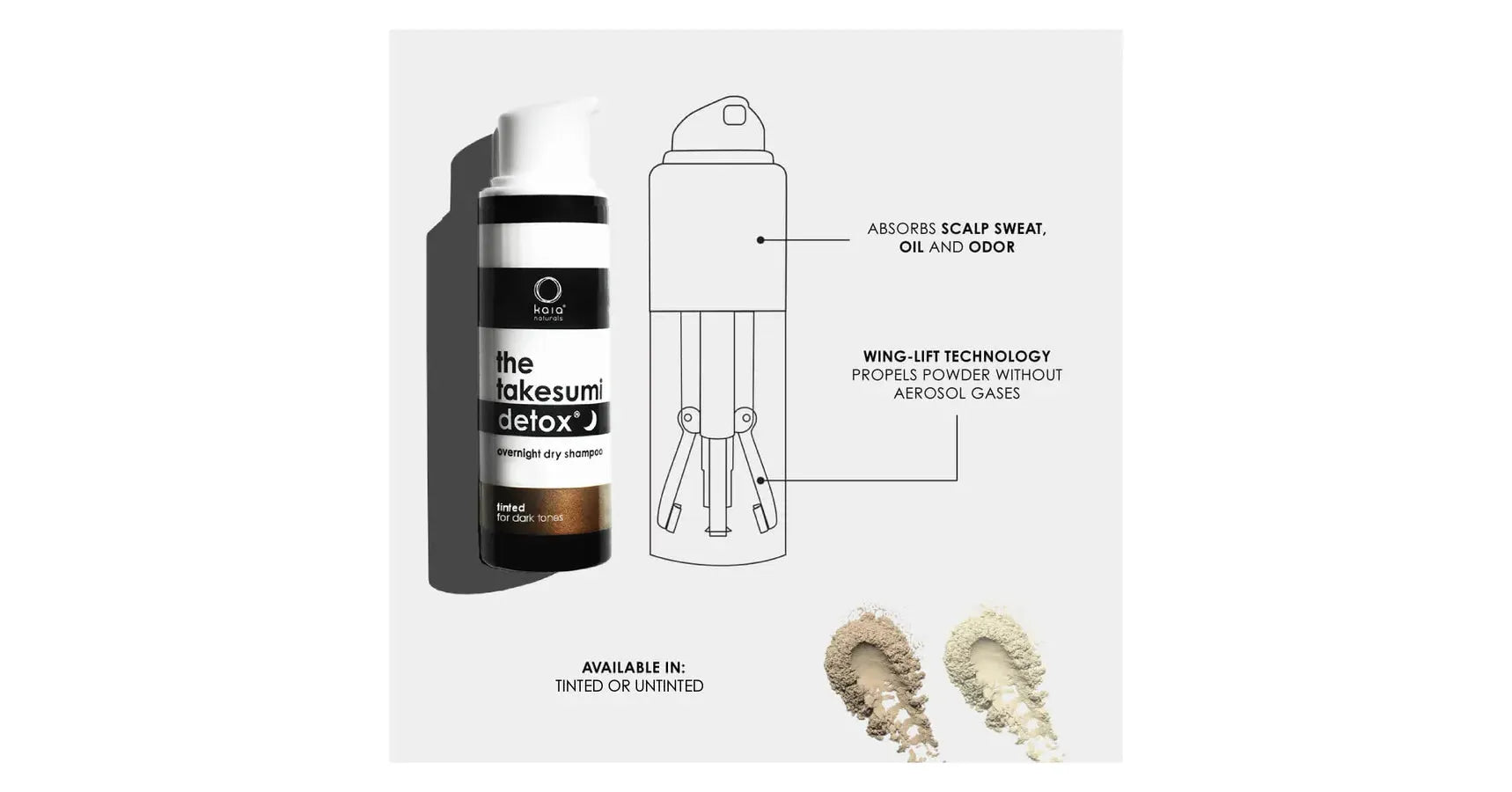 Kaia Overnight Dry Shampoo - untinted (0.80 oz/ 25g)
