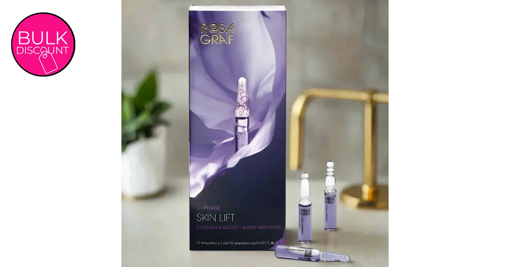Rosa Graf 1- Phase Skin Lift Collagen Boost / Glow Ampoules (10x2ml)