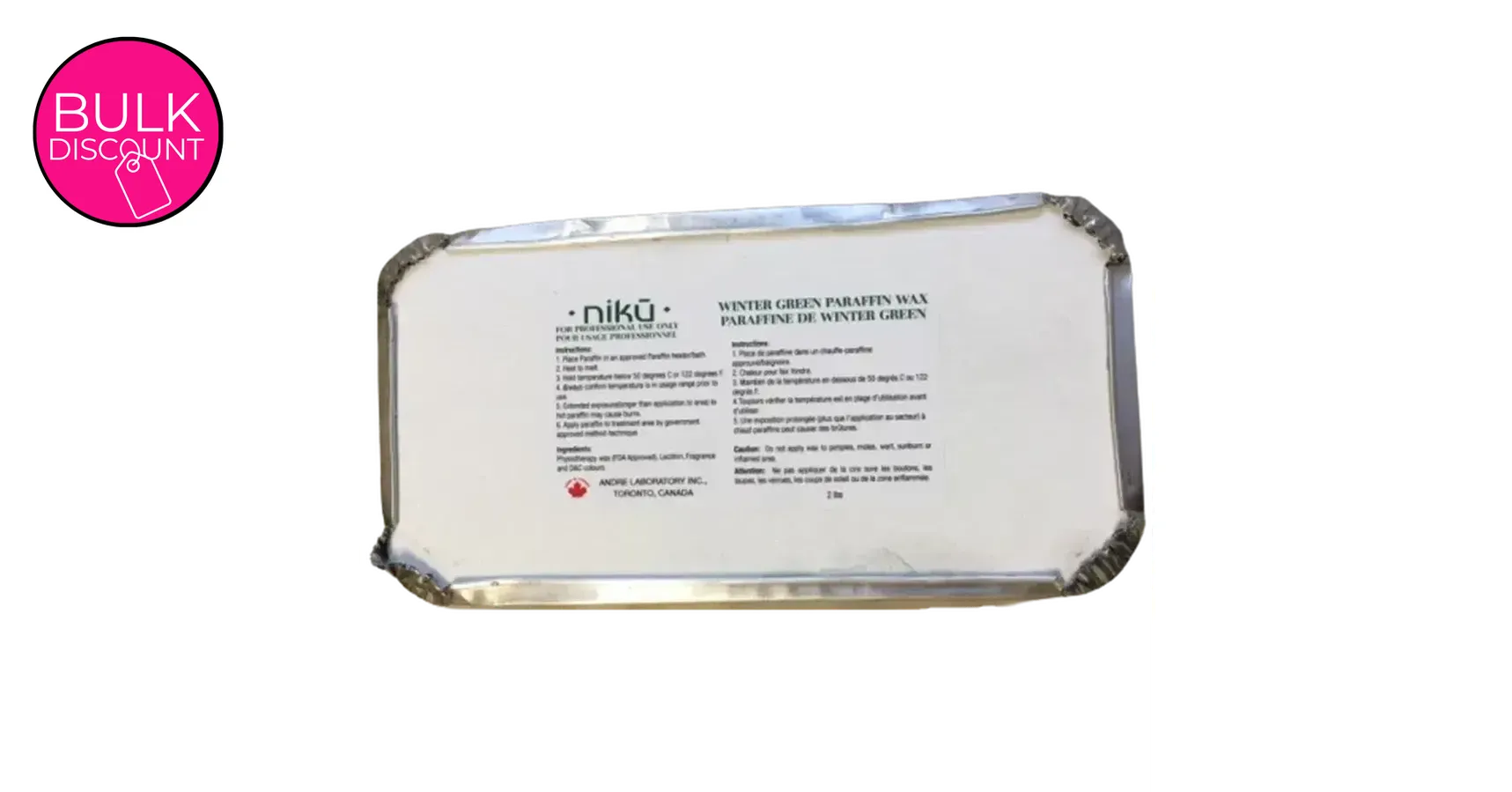 Paraffin Wax - Wintergreen (1kg block)