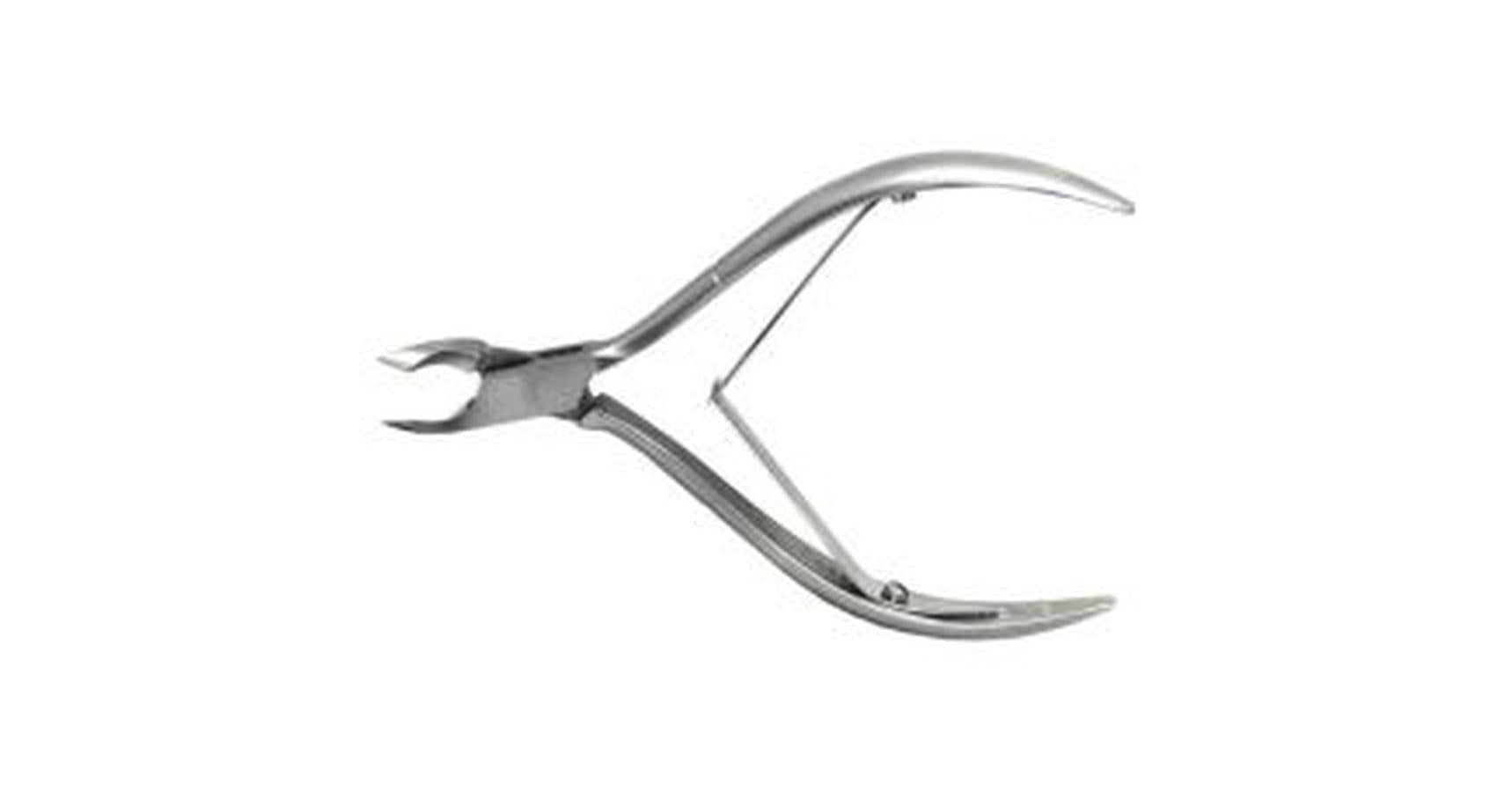 Antoine Cobalt Double Spring Cuticle Nipper (Medium, Stainless Steel, 14D)