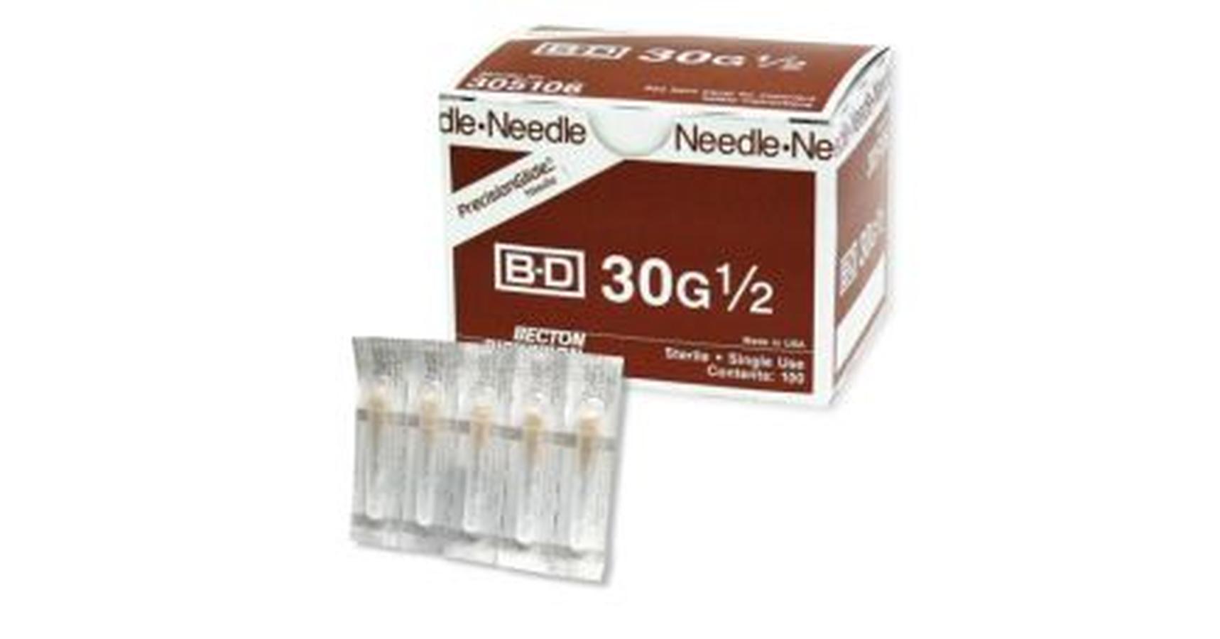 Blood Needles 30G1/2" (100/Box)