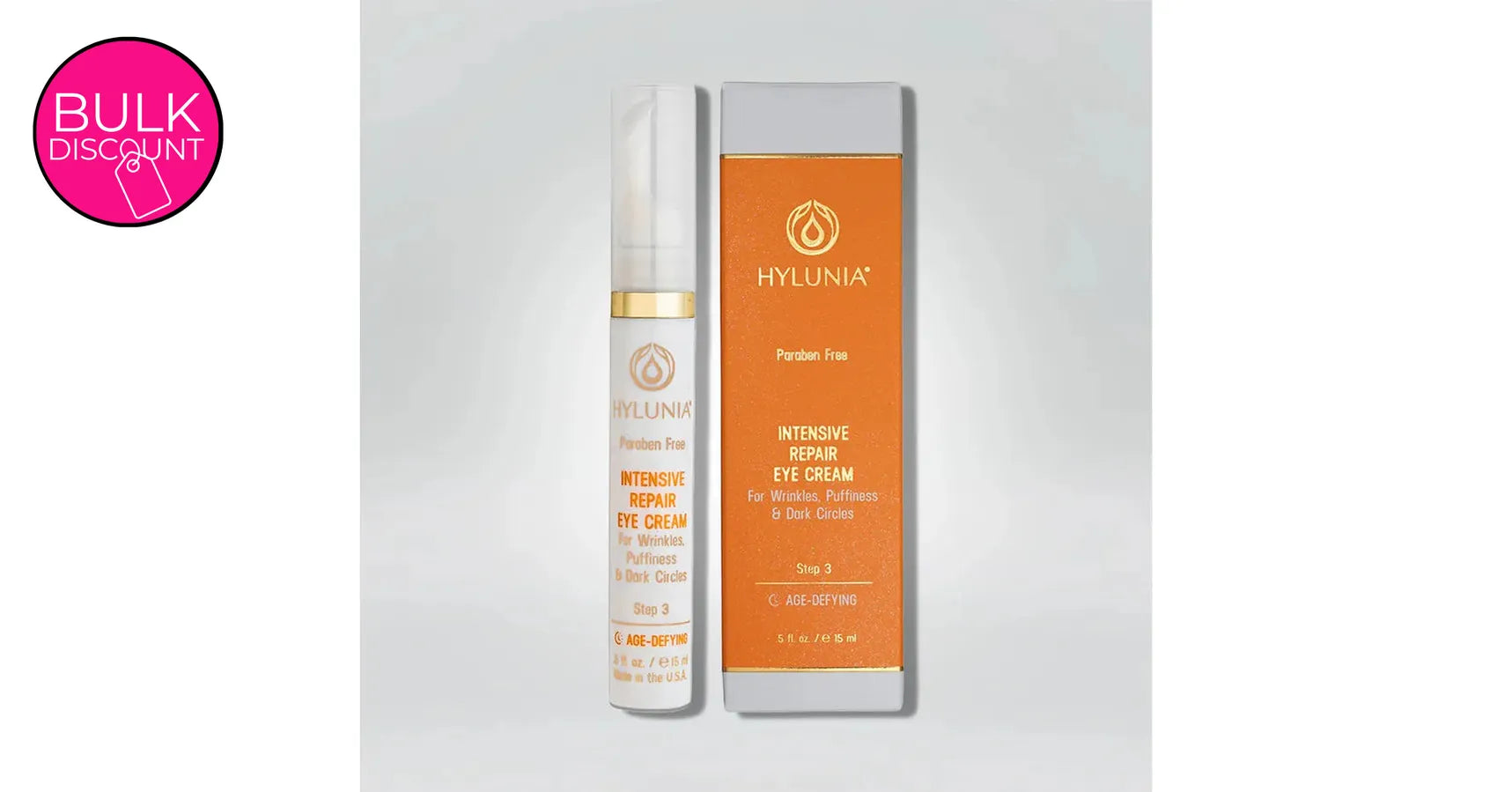 Hylunia Intensive Repair Eye Cream (0.5oz / 15ml)
