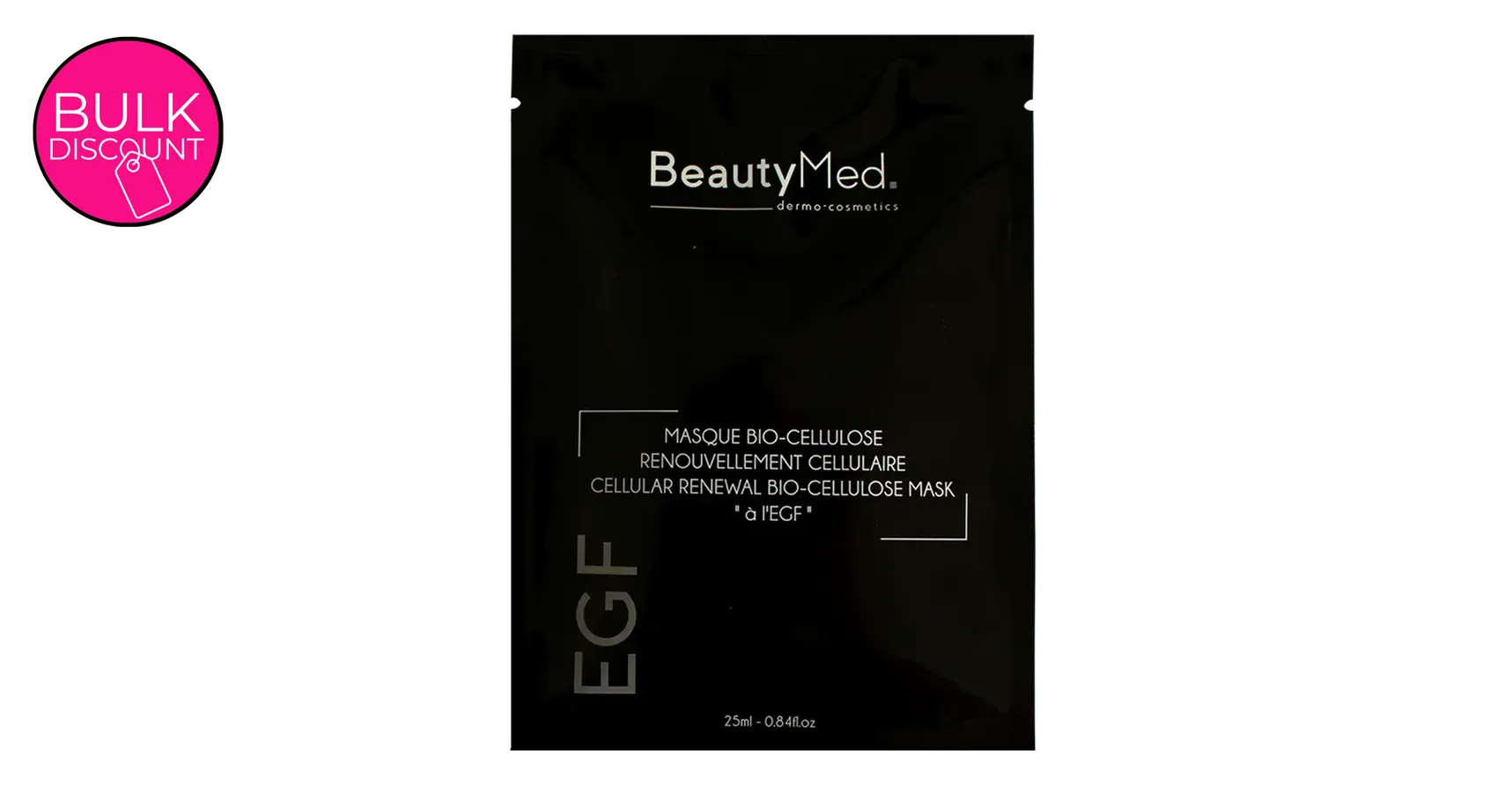 BeautyMed EGF Cellular Renewal Biocellulose Mask (3/pk)