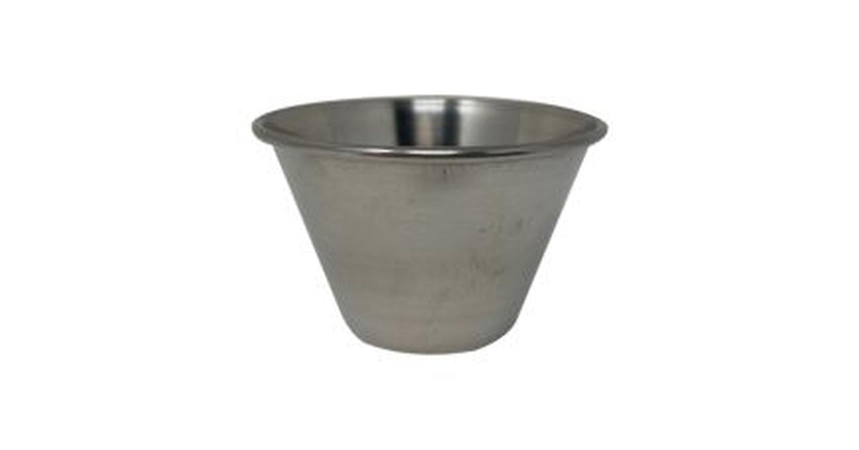Stainless Steel Mixing Cup (LARGE, Metal) - 4 oz / 120ml