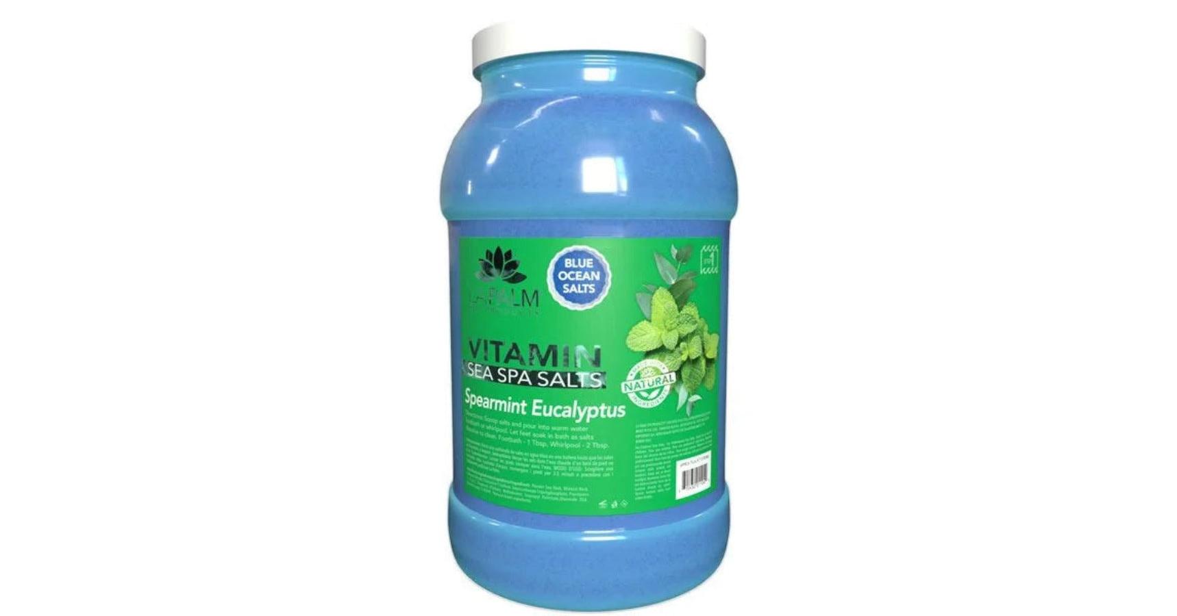 La Palm Organic Sea Spa Salts - Spearmint Eucalyptus (1Gal)