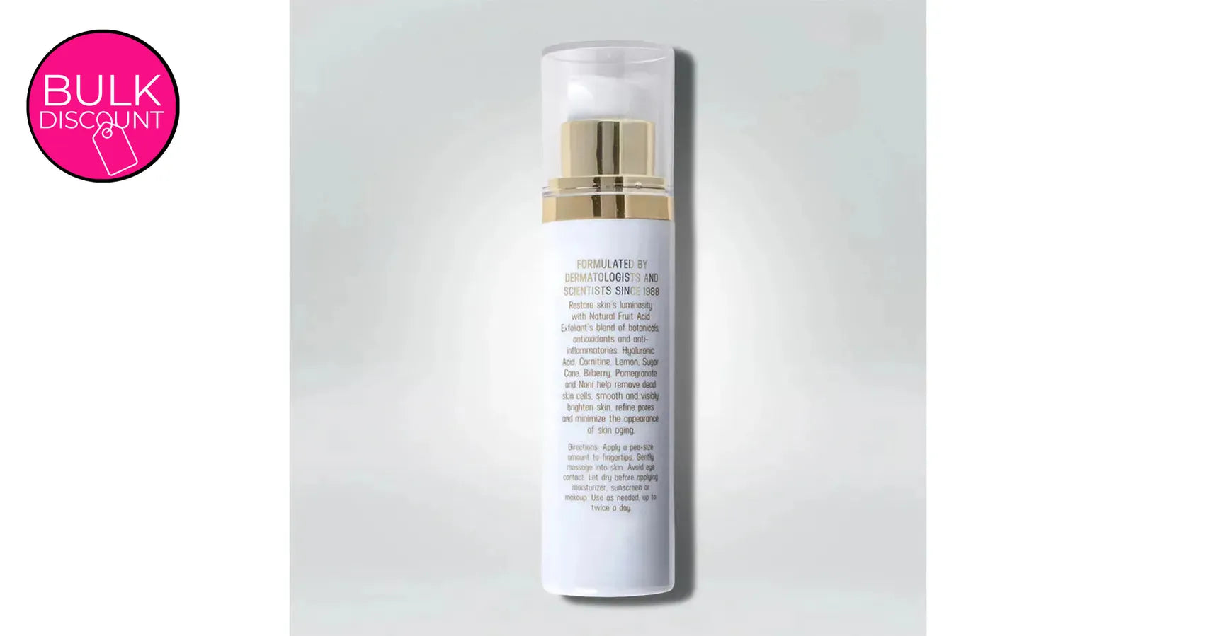 Hylunia Natural Fruit Acid Exfoliant (1.7oz / 50ml)