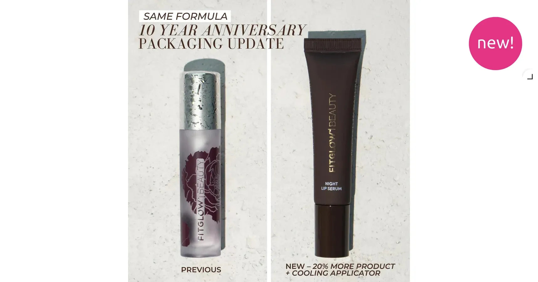 TESTER Fitglow Night Lip Serum (12g each)