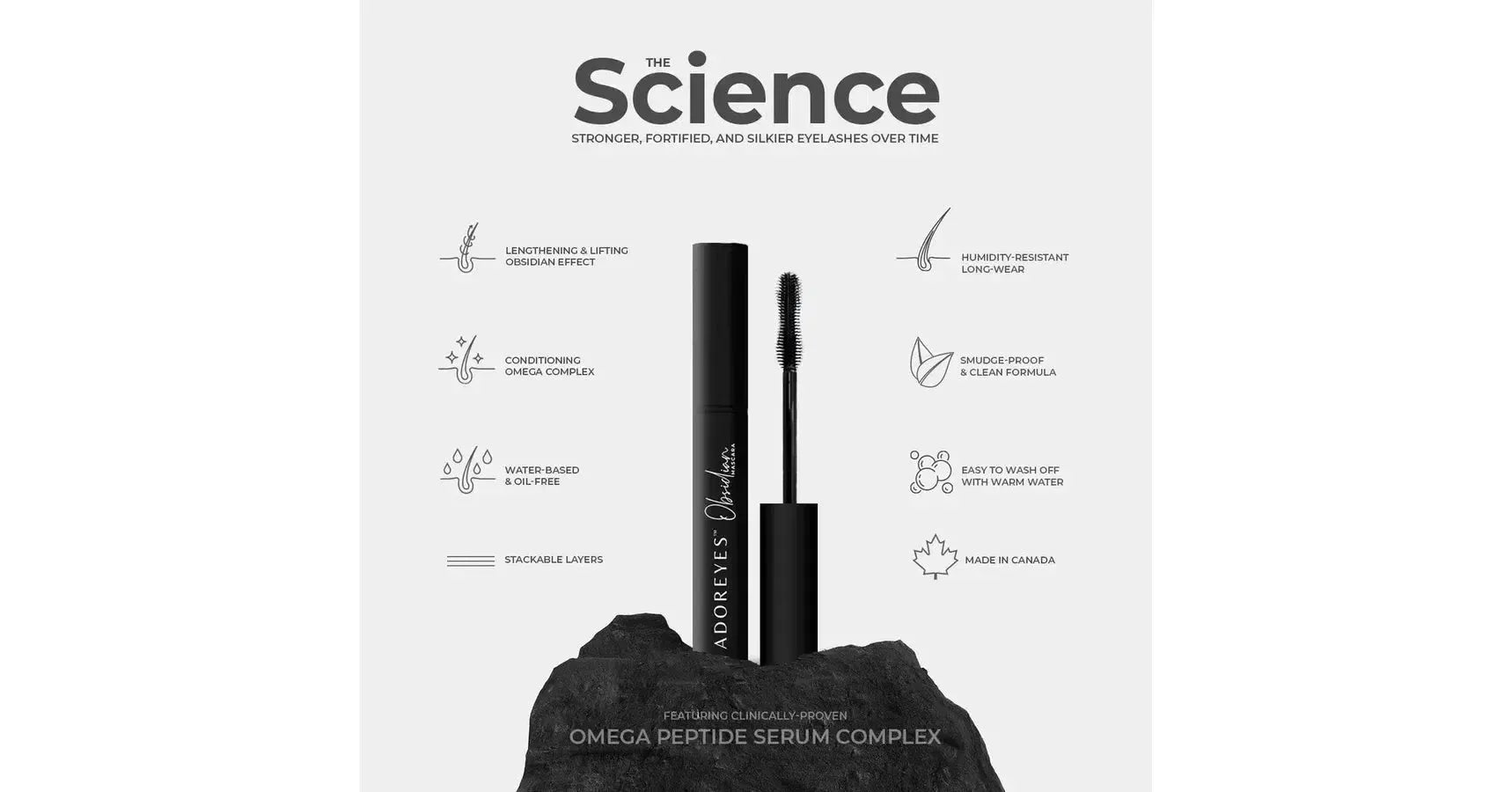 ADOREYES Obsidian Omega Complex Conditioning Mascara