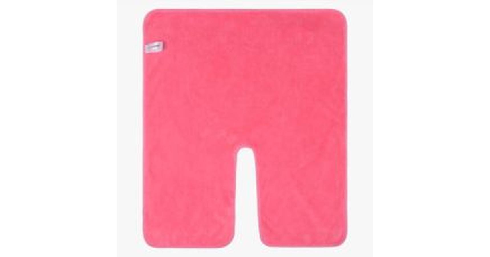 U Shape Towel Microfiber Pink 40x50cm (4pc/pk)