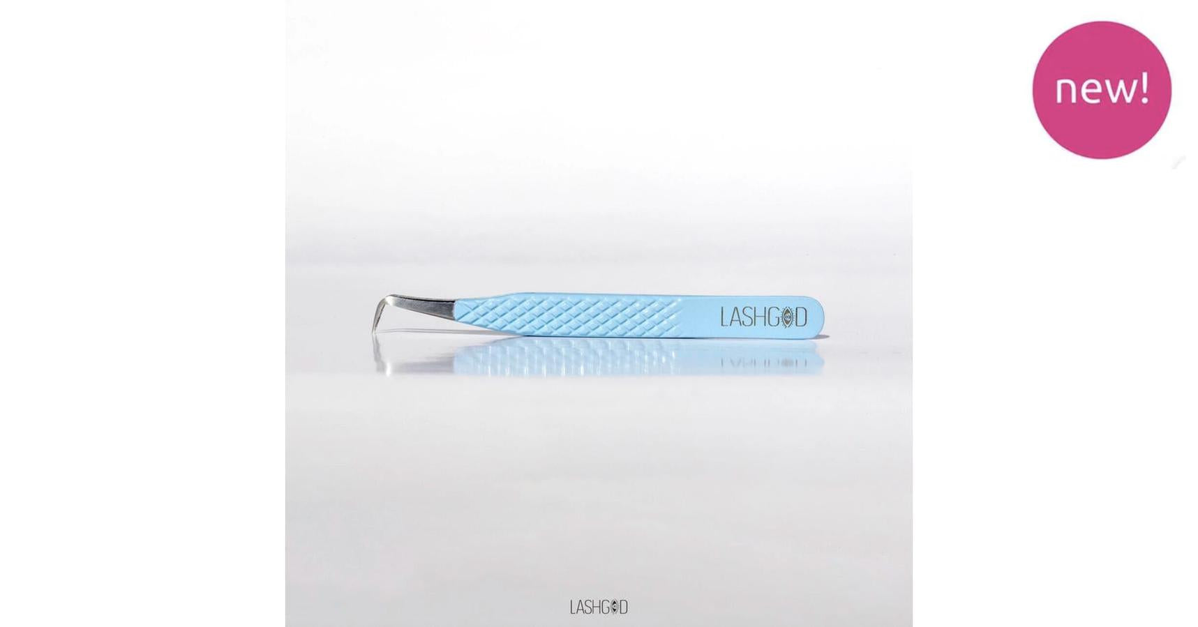 Lashgod Baby Blue Lux Tweezer