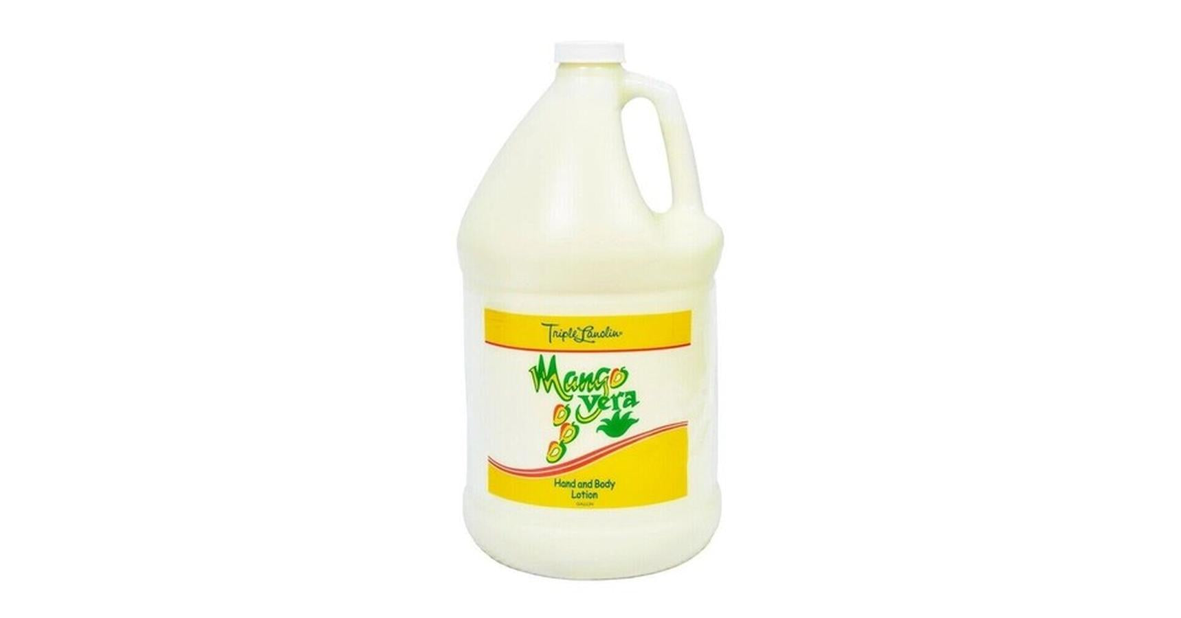 Triple Lanolin Mango Vera Hand & Body Lotion (1Gal)