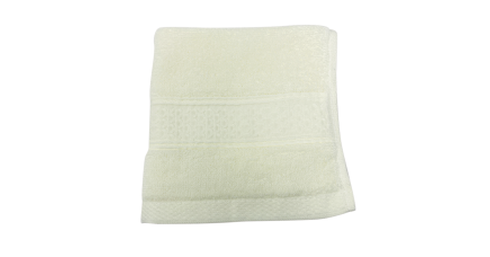 Face Towel Combed Cotton - Pale Yellow 34x34 cm (10pc/pk)