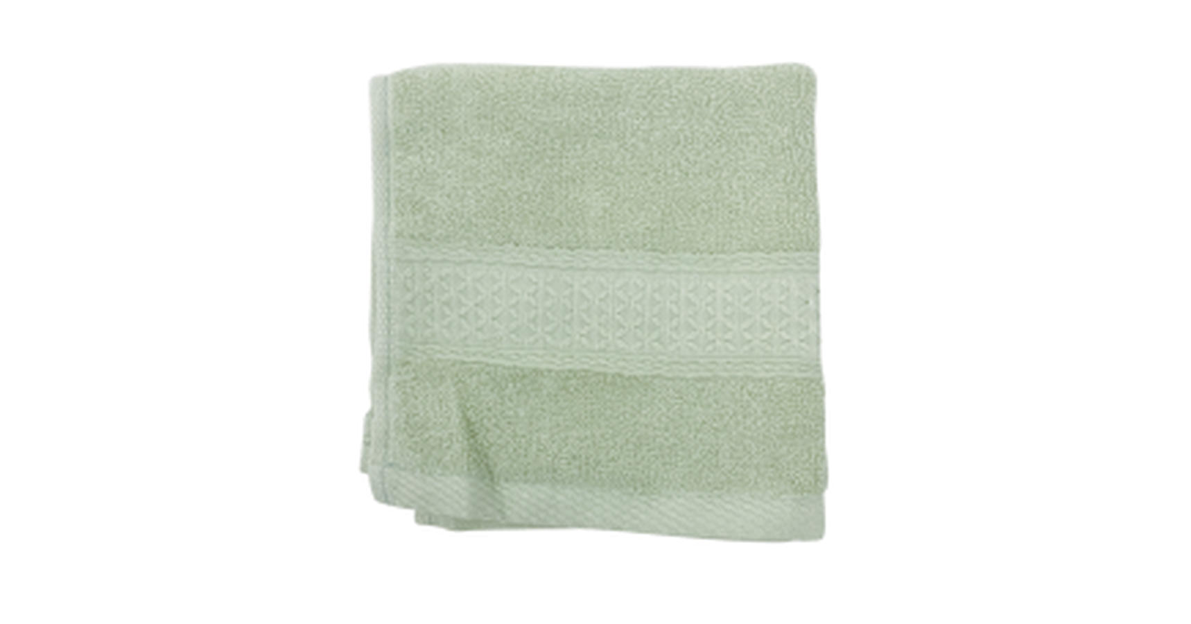 Face Towel Combed Cotton - Celery Green 34x34 cm (10pc/pk)