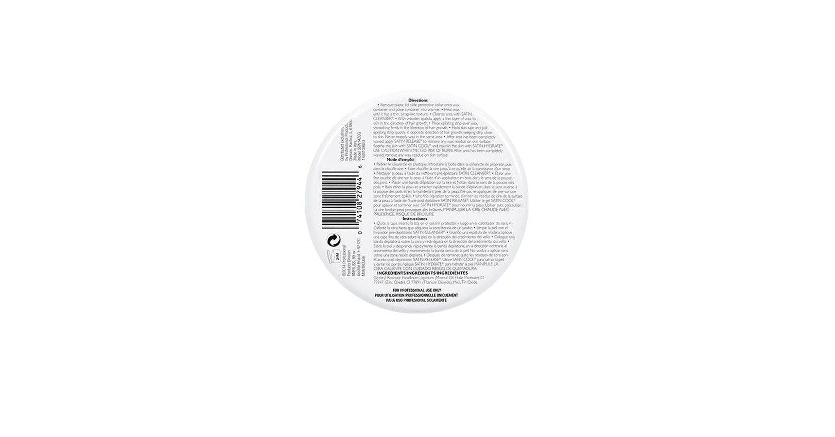 Satin Smooth Zinc Oxide Wax ((14oz))
