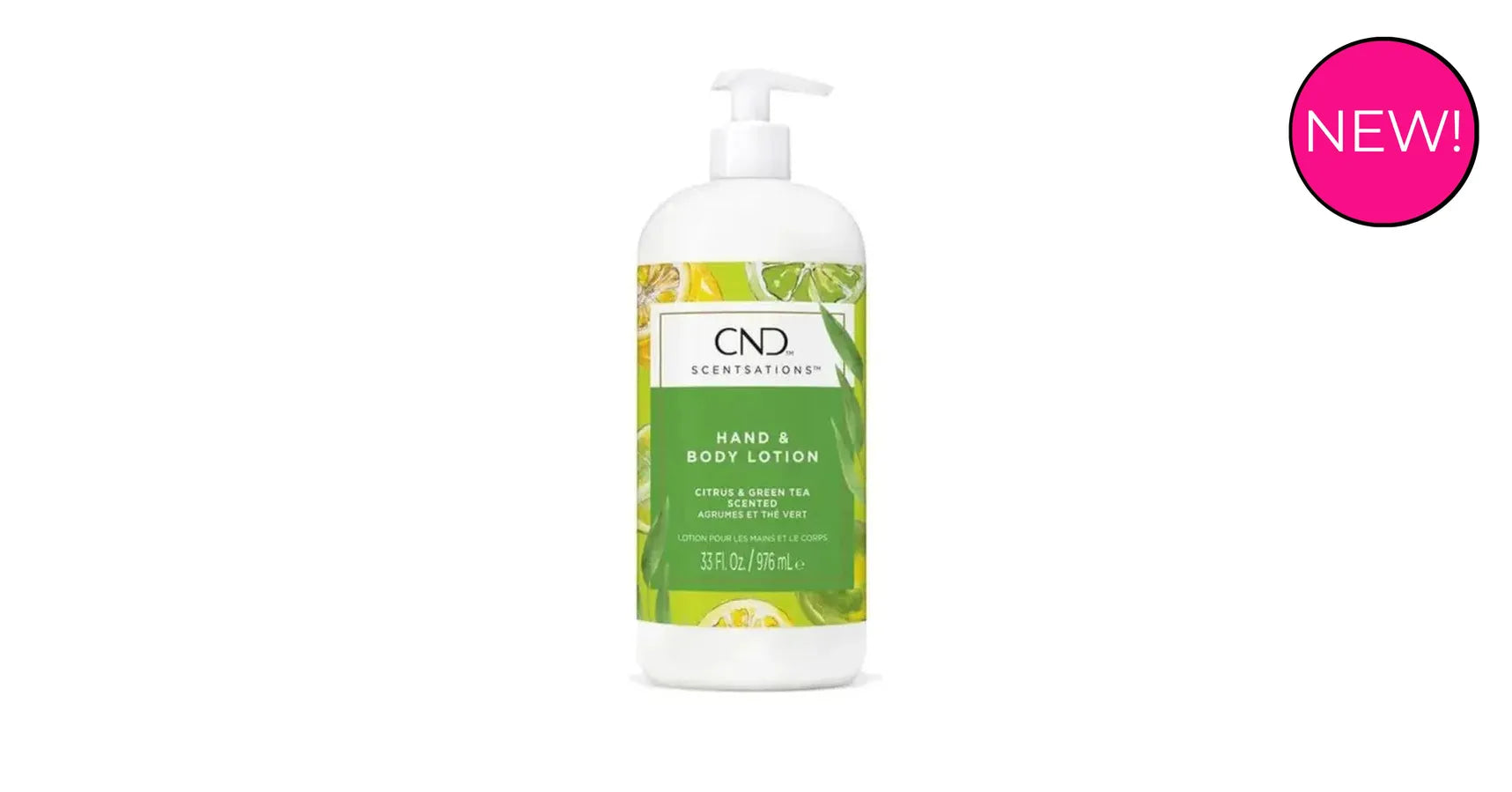 CND Hand & Body Lotion - Citrus & Green Tea (976ml/33oz)